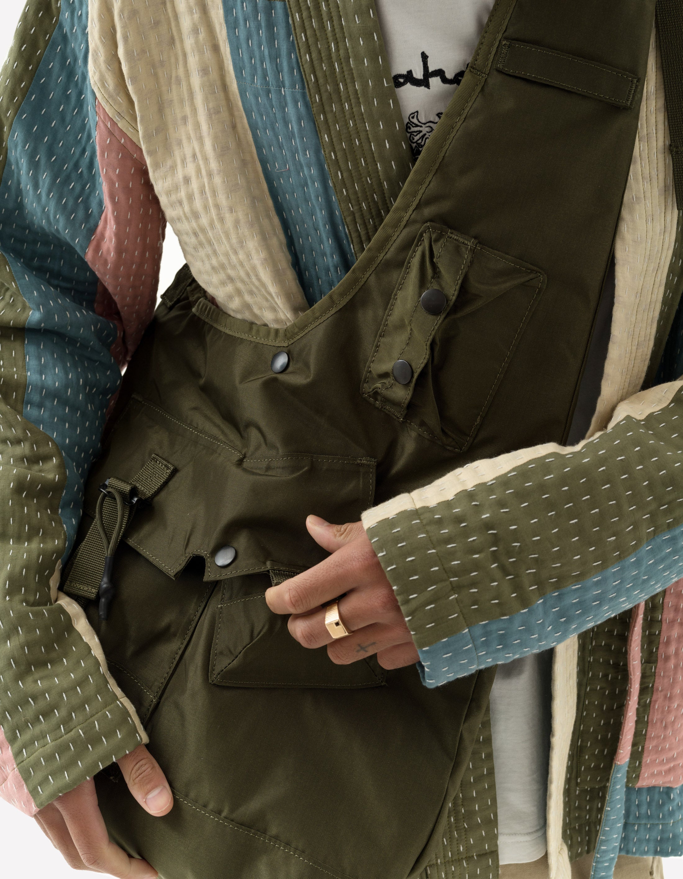 1113 Maha M.A.L.I.C.E. Monk Sling Bag Olive - Image 5