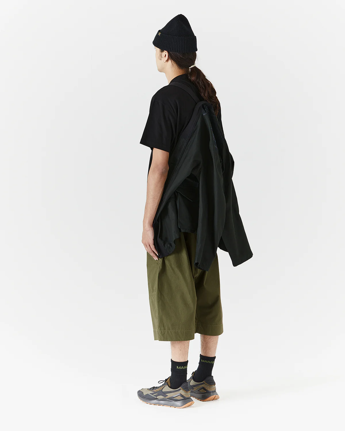 4096 Upcycled M59 Field Kimono Black O/D - Image 5