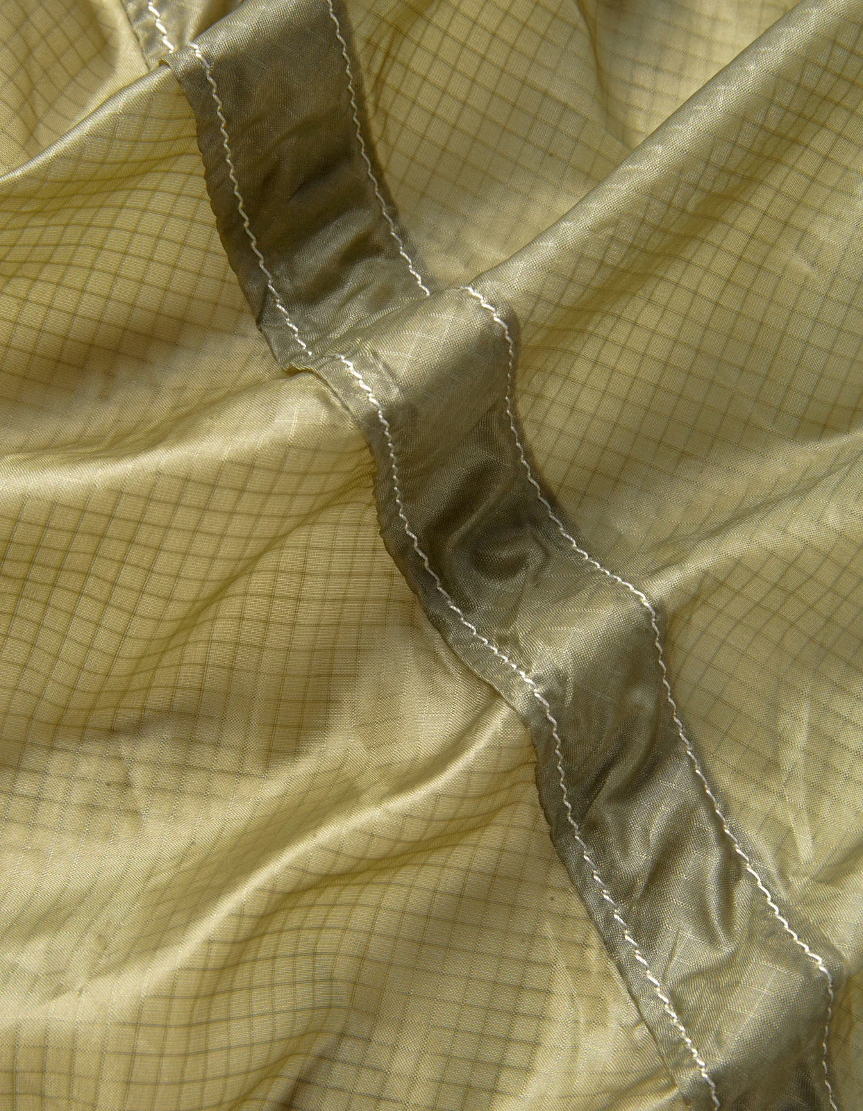 5091 Upcycled Parachute Kimono Olive - Image 9