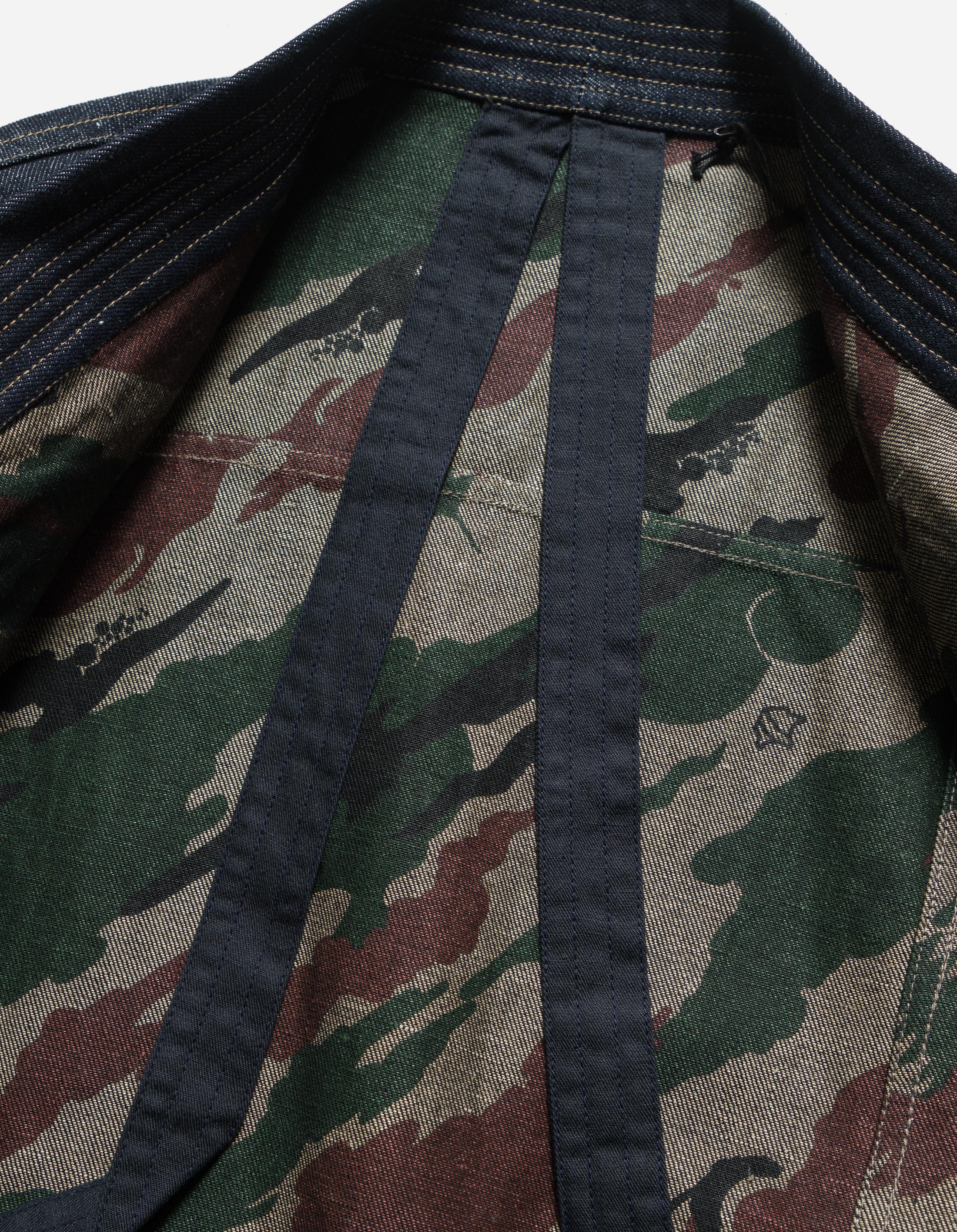 6059 Maha Hemp Denim Kimono Indigo - Image 11