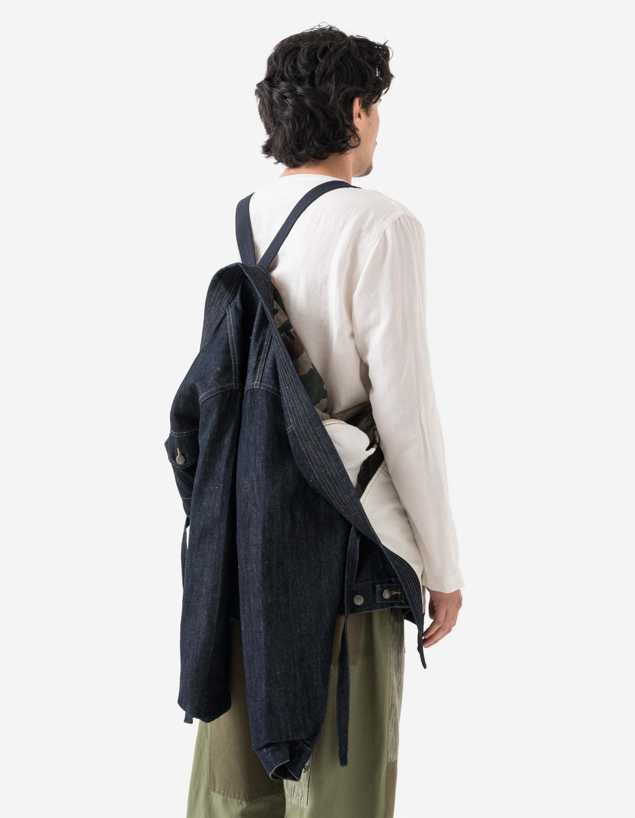 6059 Maha Hemp Denim Kimono Indigo - Image 5