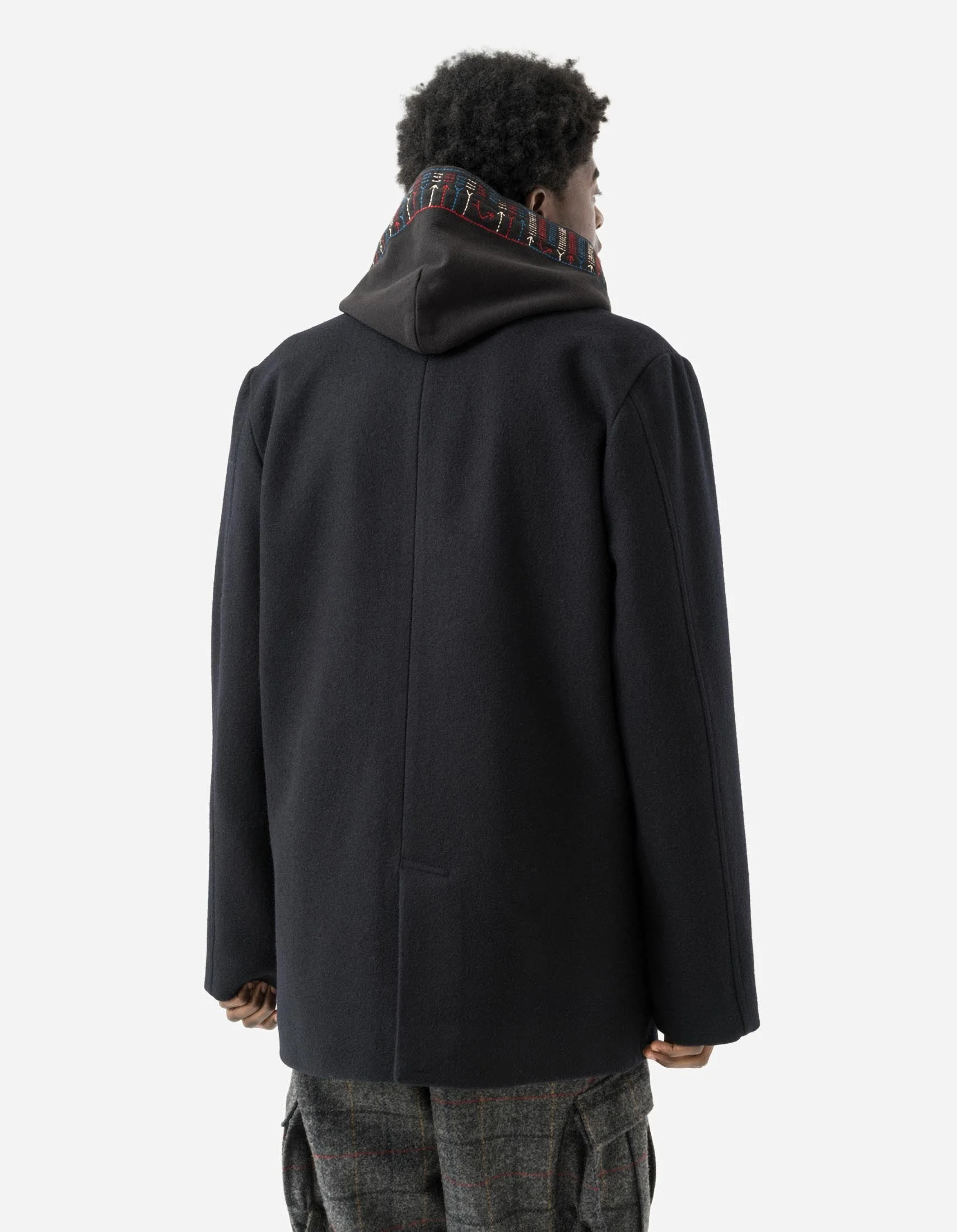 7109 Hanbok Pea Coat Navy - Image 3