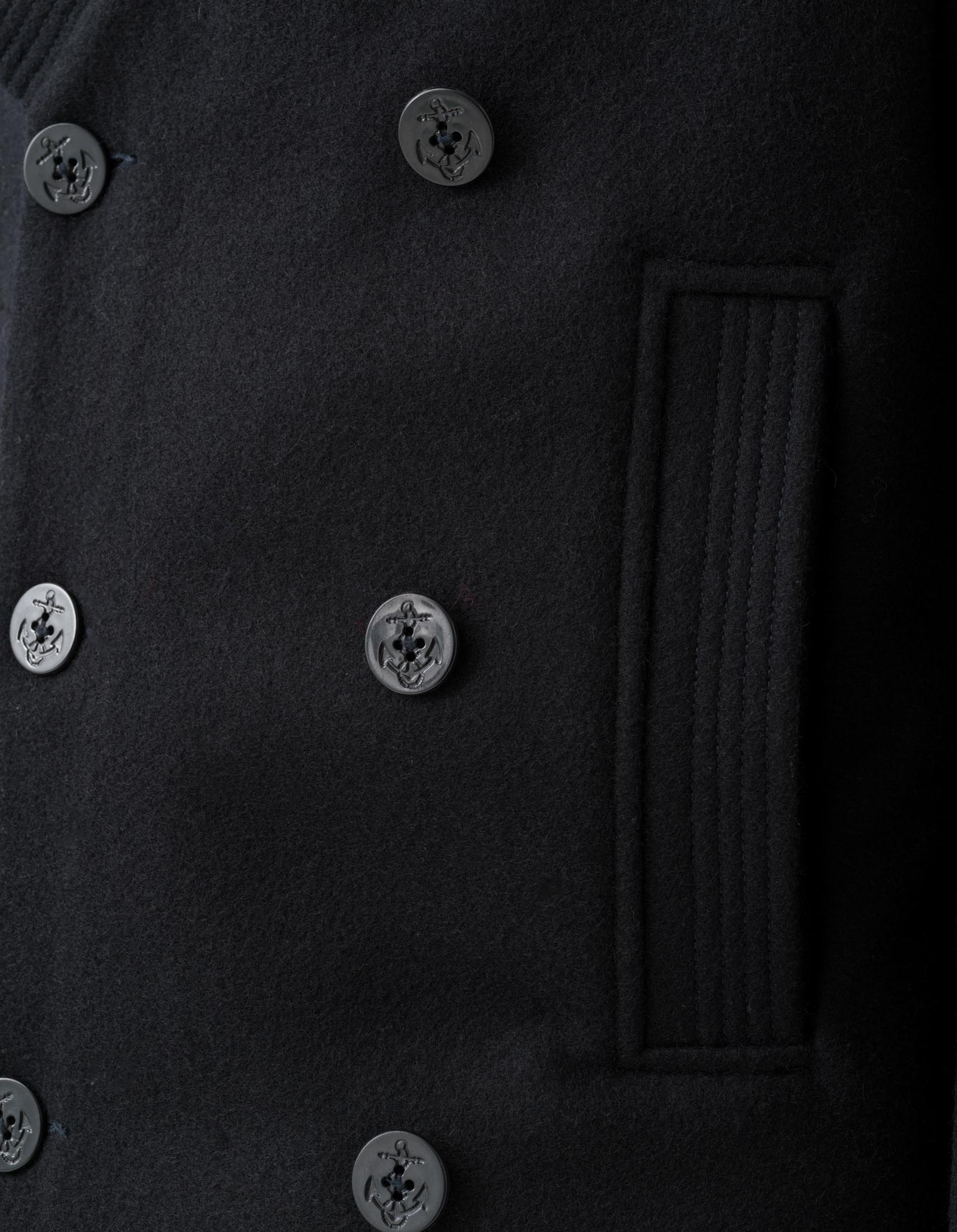 7109 Hanbok Pea Coat Navy - Image 9