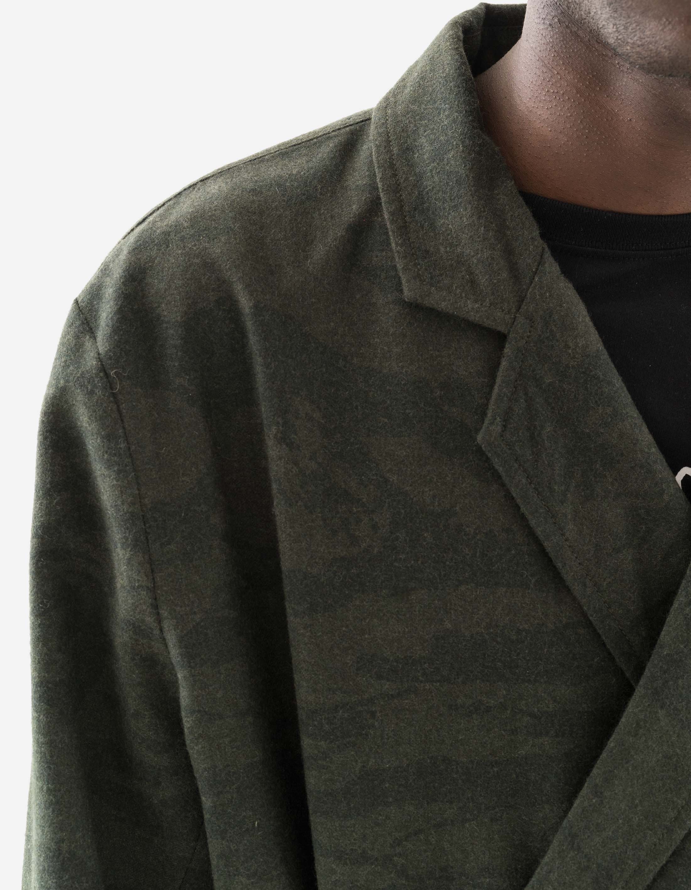 7151 Bonsai Tigerstripe Kimono Blazer Dark Olive - Image 4