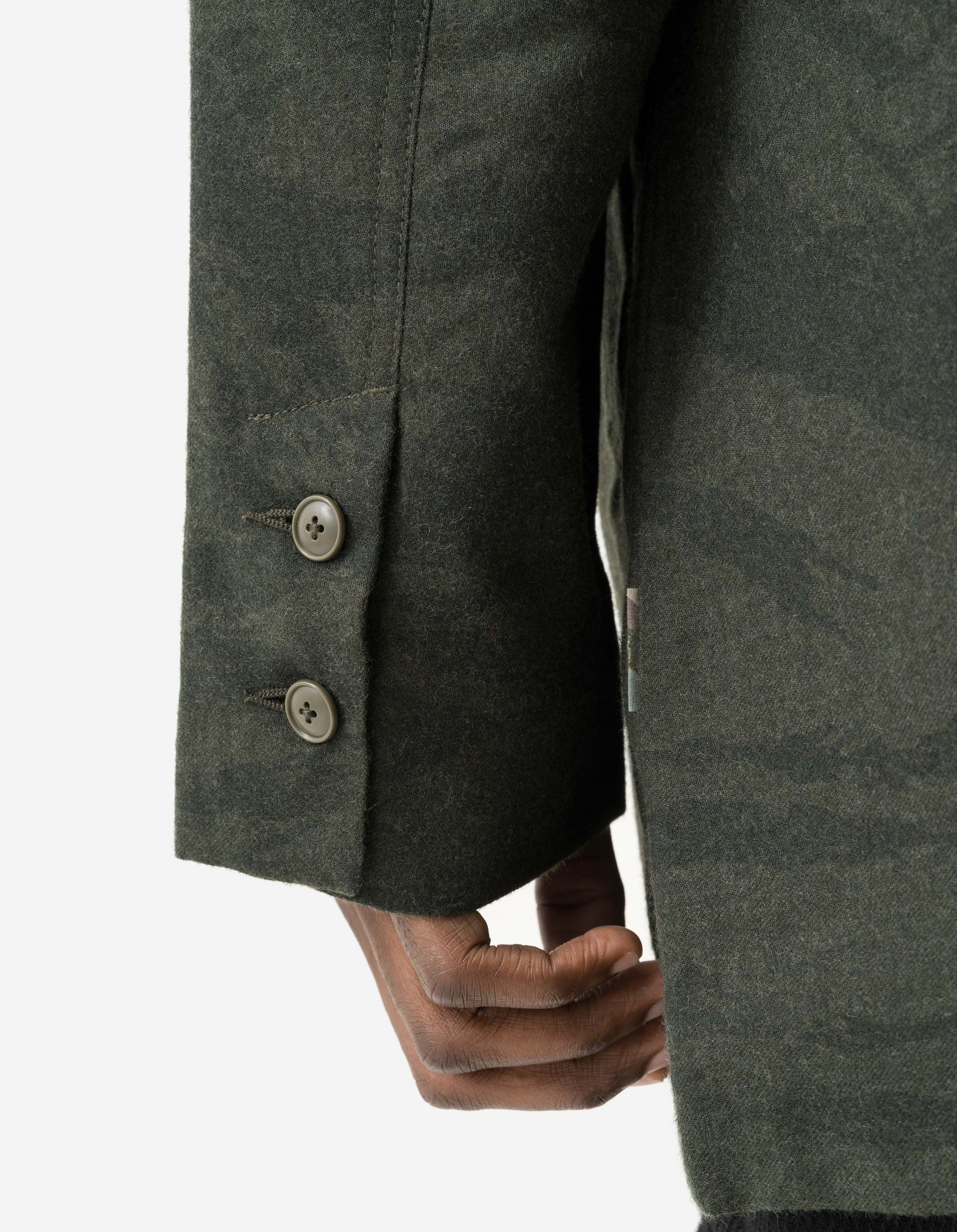 7151 Bonsai Tigerstripe Kimono Blazer Dark Olive - Image 6