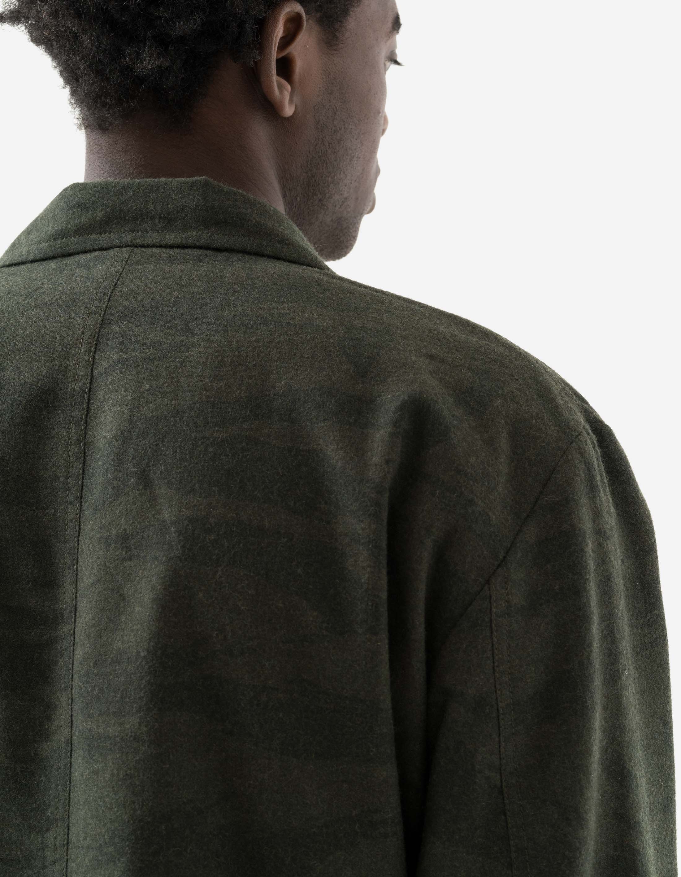 7151 Bonsai Tigerstripe Kimono Blazer Dark Olive - Image 7