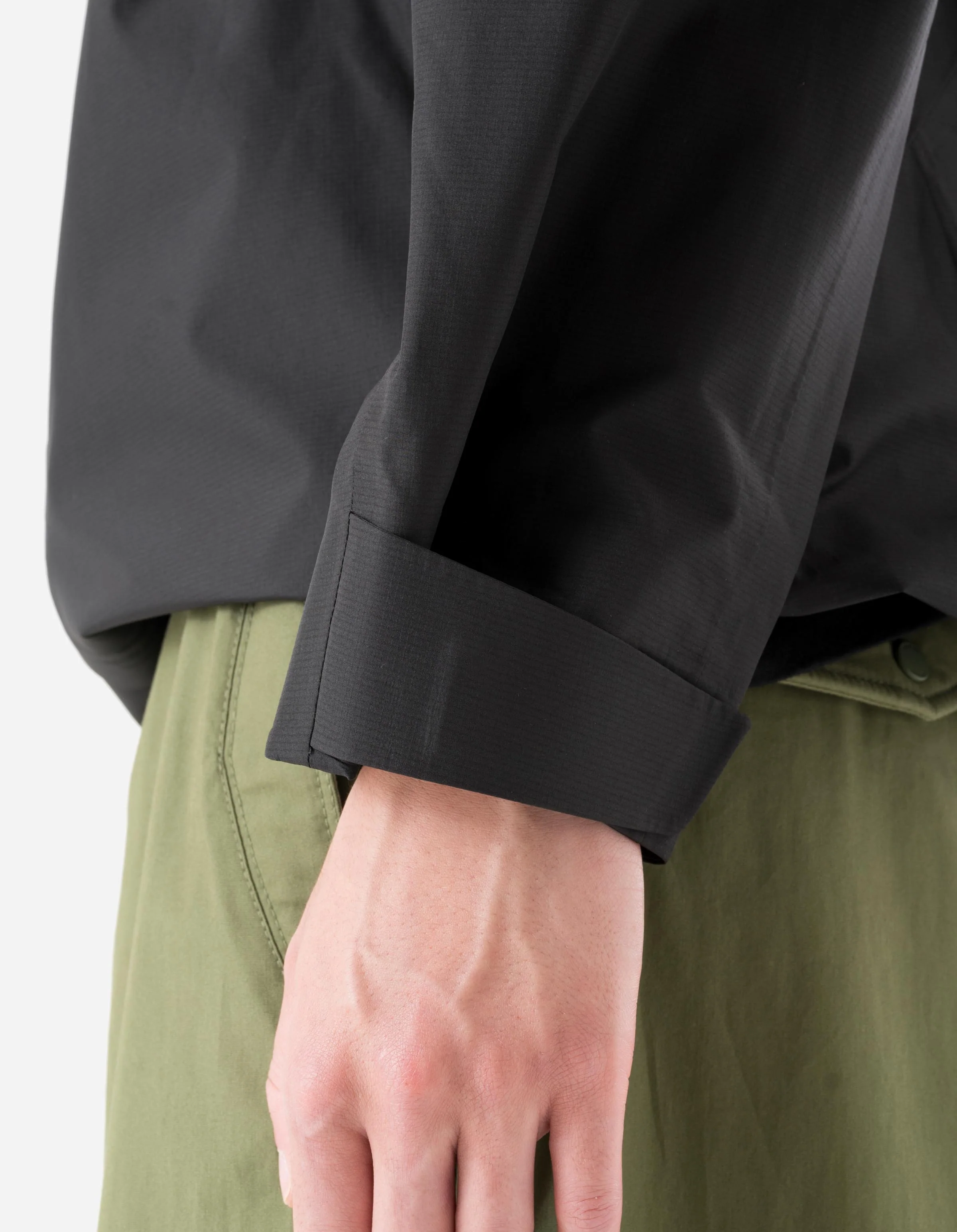 7185 Waterproof 3L Asym Storm Parka Black - Image 11