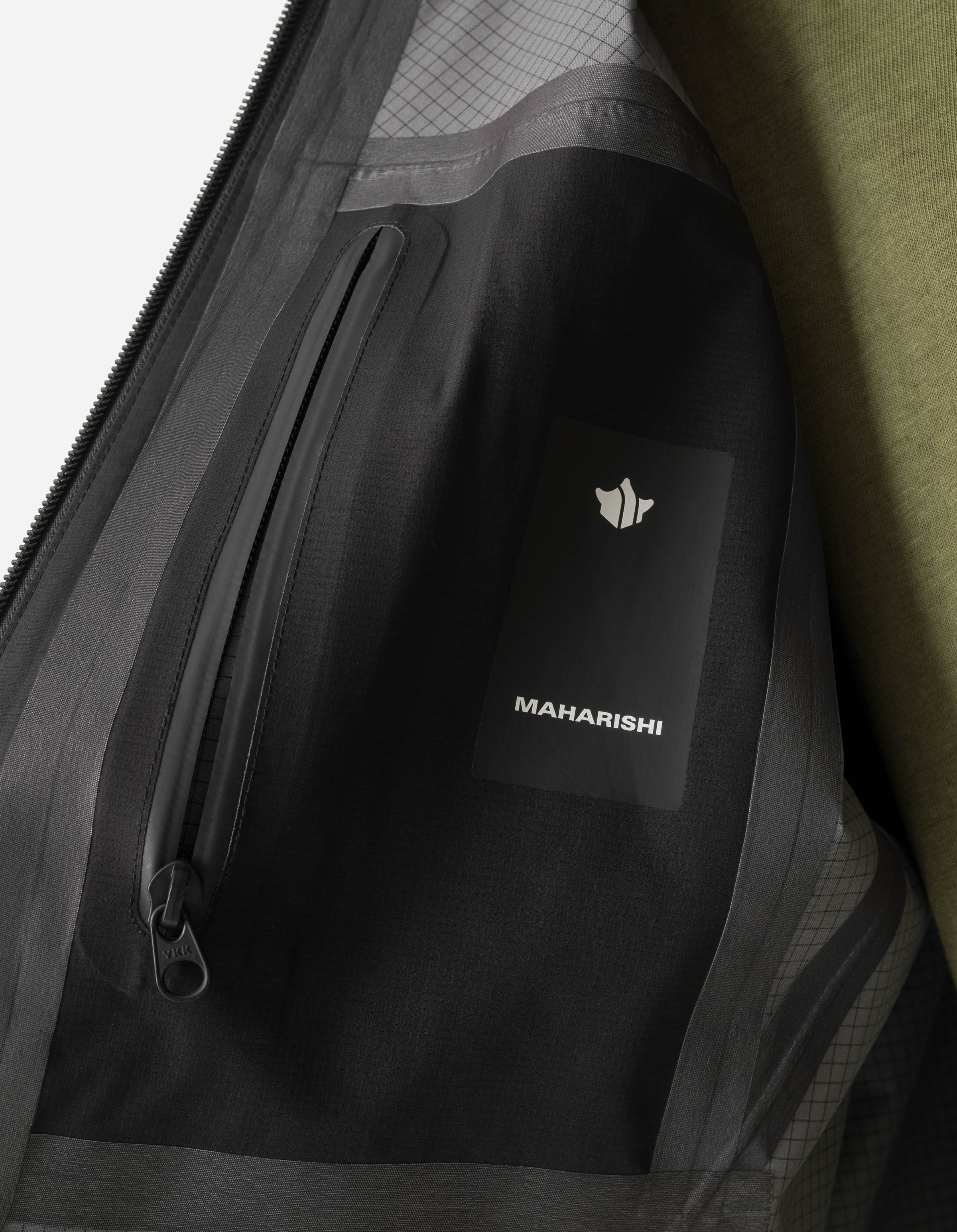 7185 Waterproof 3L Asym Storm Parka Black - Image 5