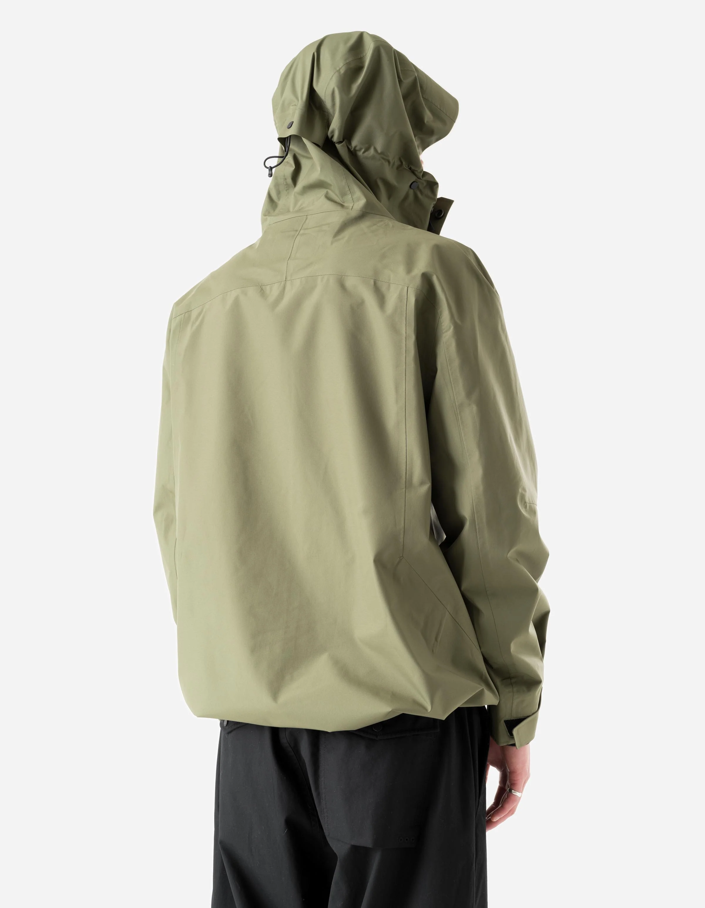 7185 Waterproof 3L Asym Storm Parka Olive OG-107F - Image 4