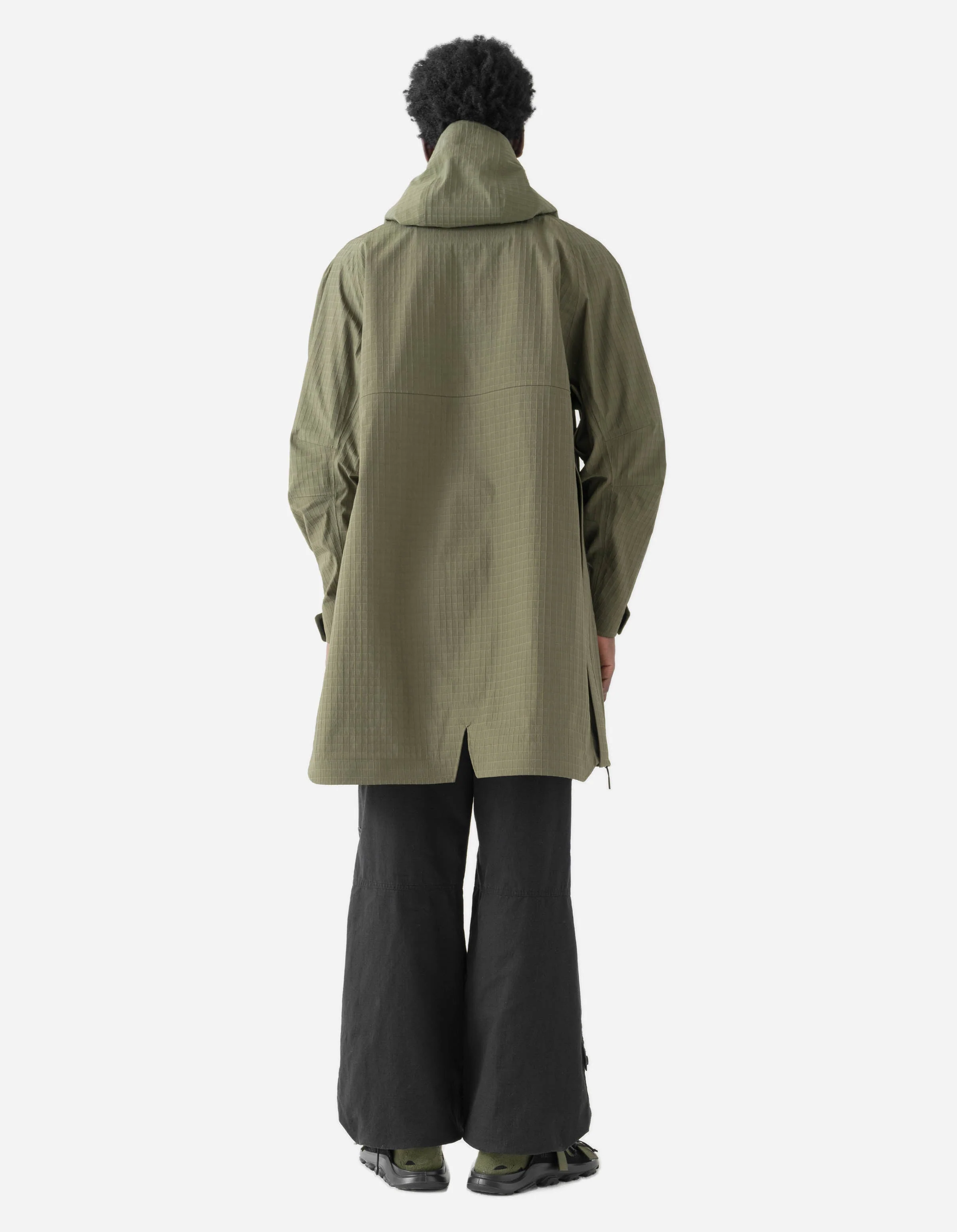 7200 Waterproof Tech Long Parka Olive OG-107F - Image 4