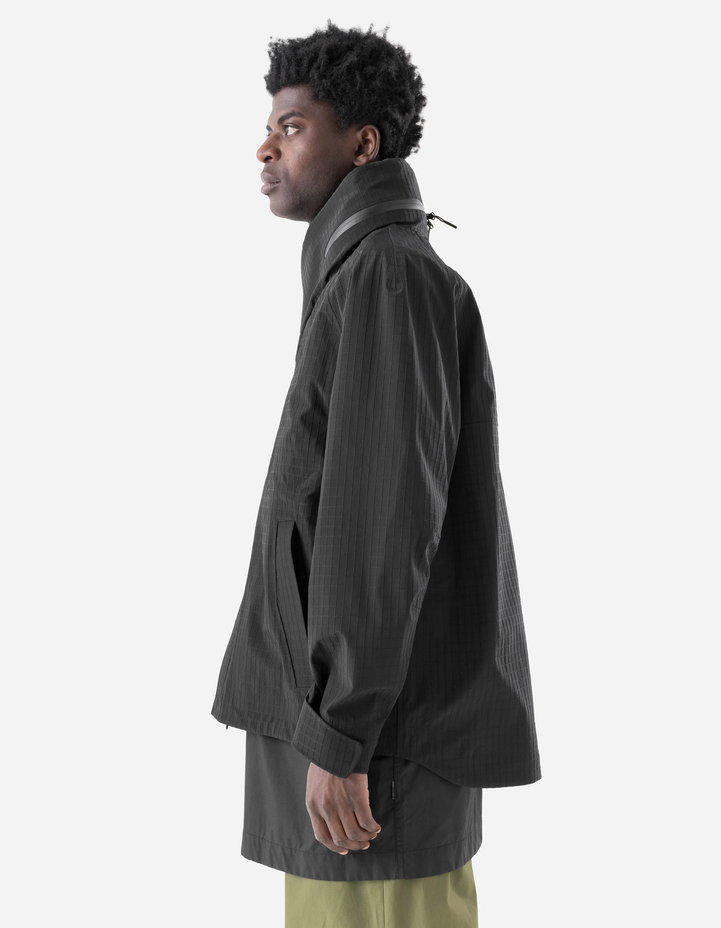 7201 Waterproof Tech Jacket Black - Image 3