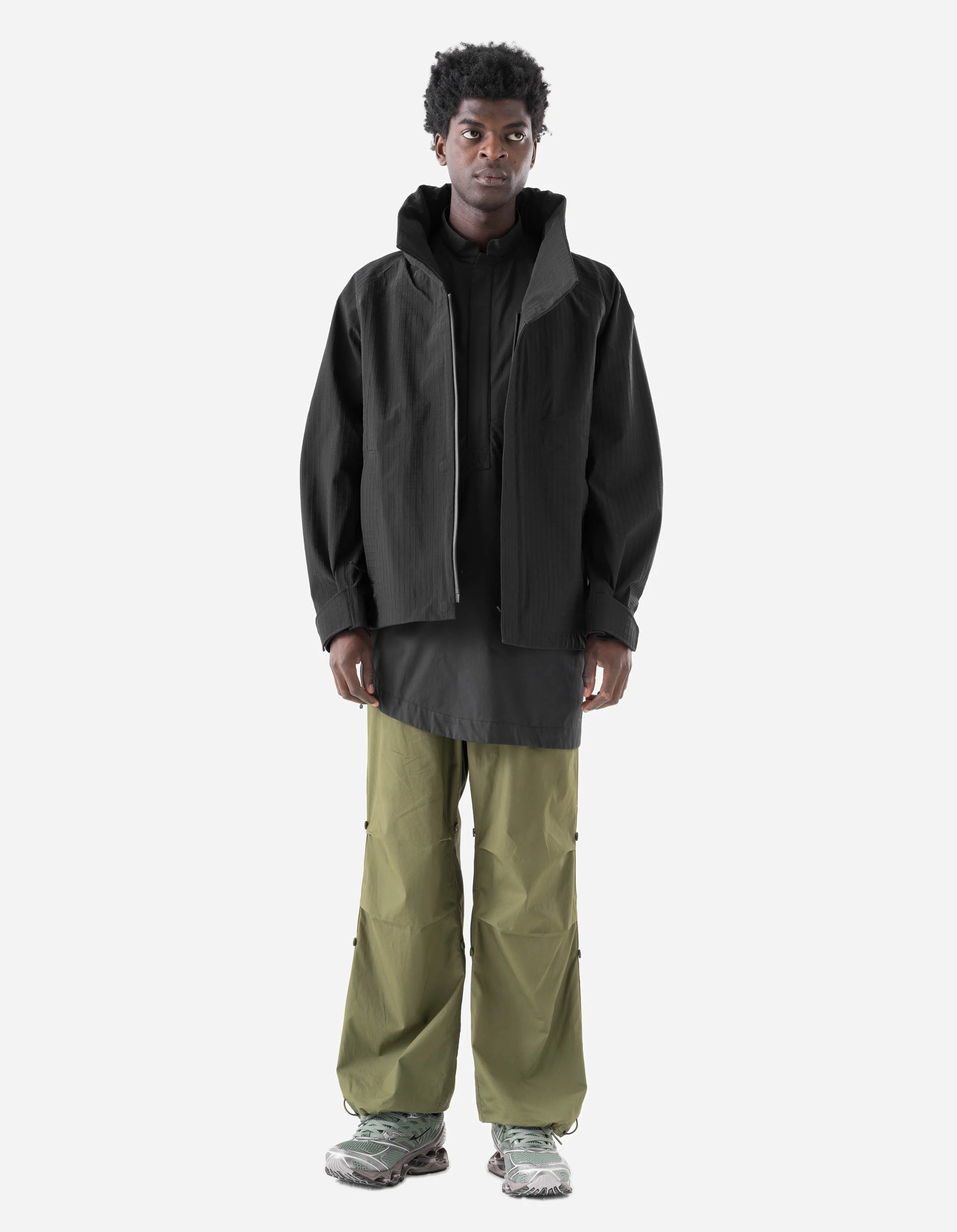 7201 Waterproof Tech Jacket Black - Image 4