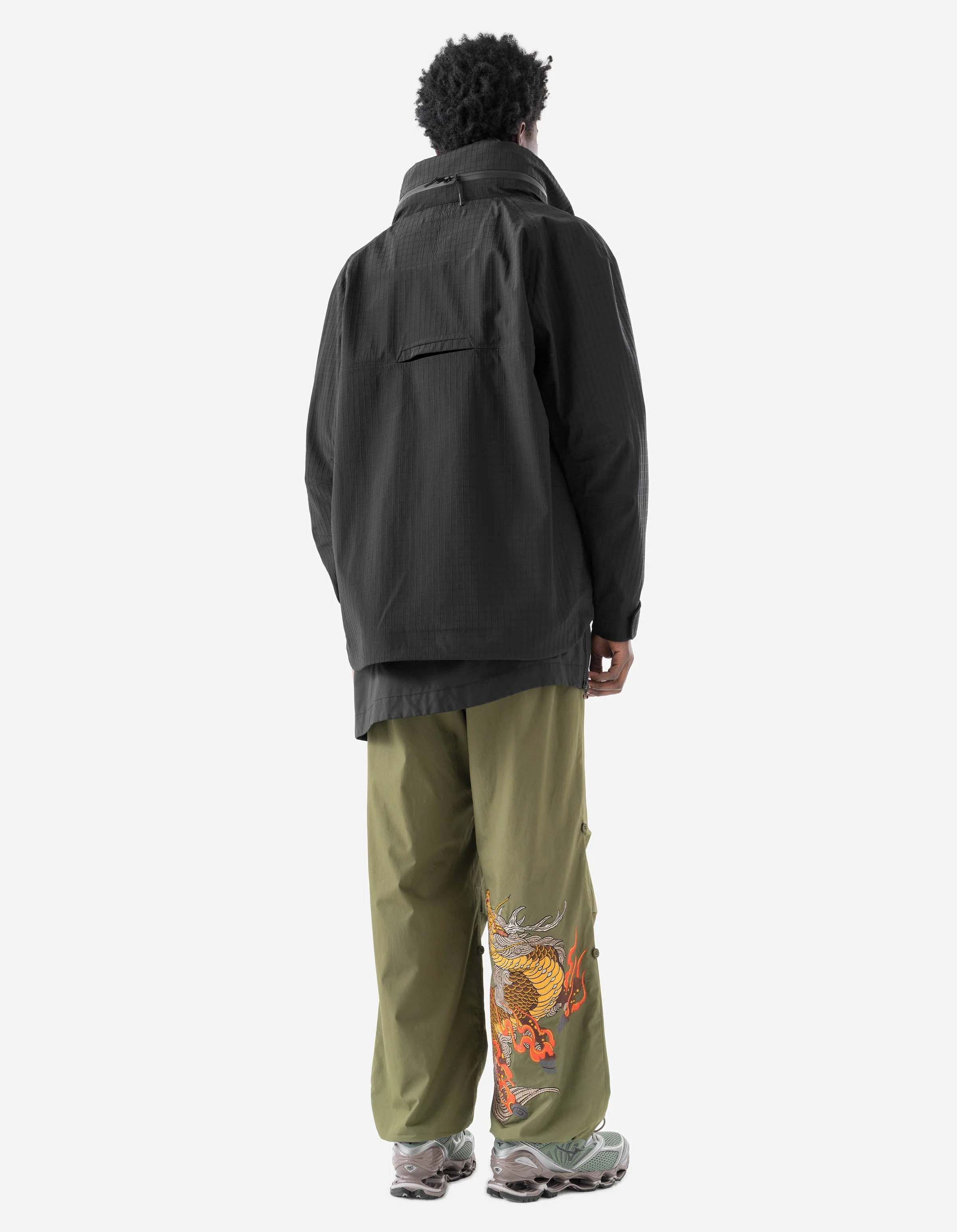 7201 Waterproof Tech Jacket Black - Image 9