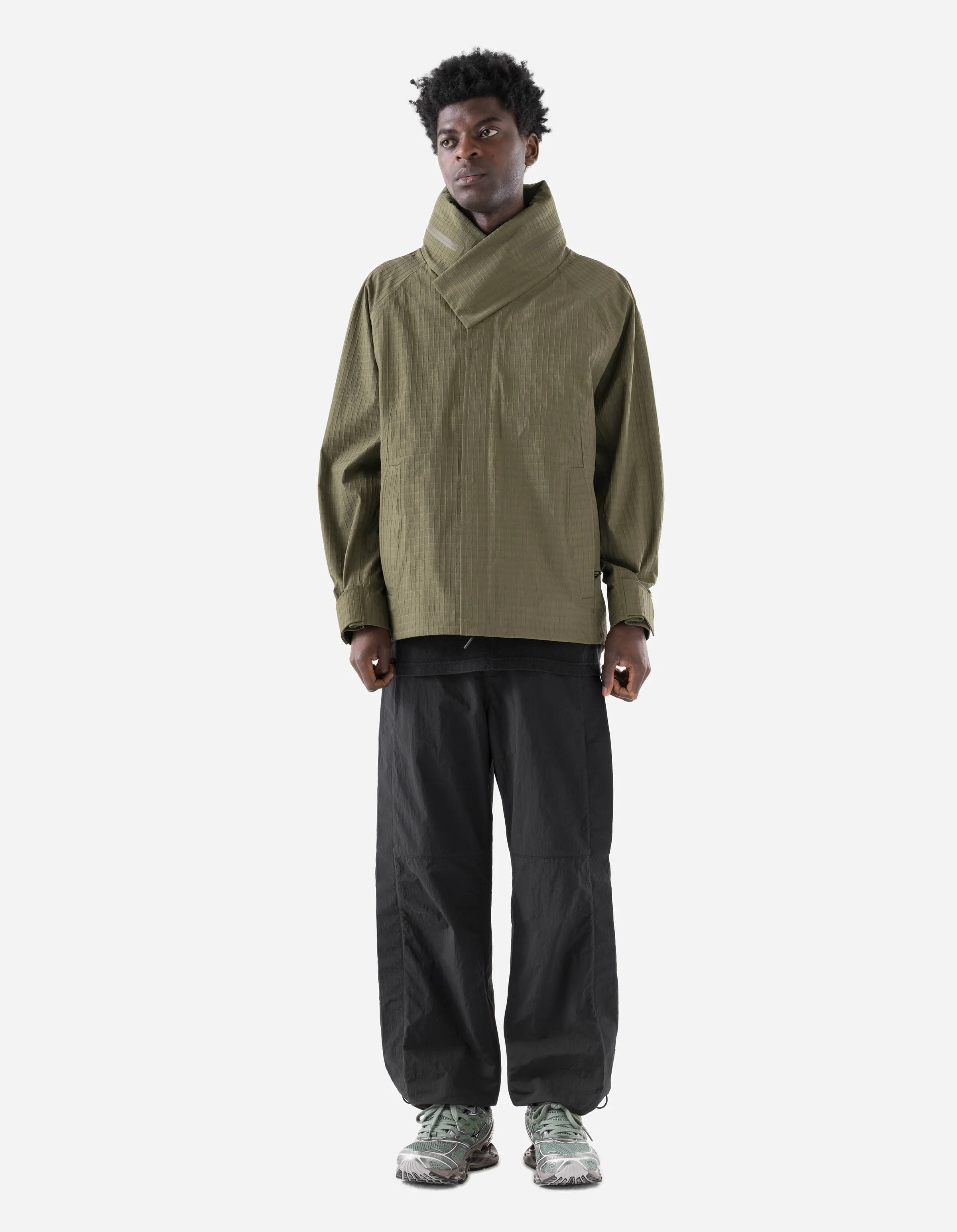 7201 Waterproof Tech Jacket Olive OG-107F - Image 3