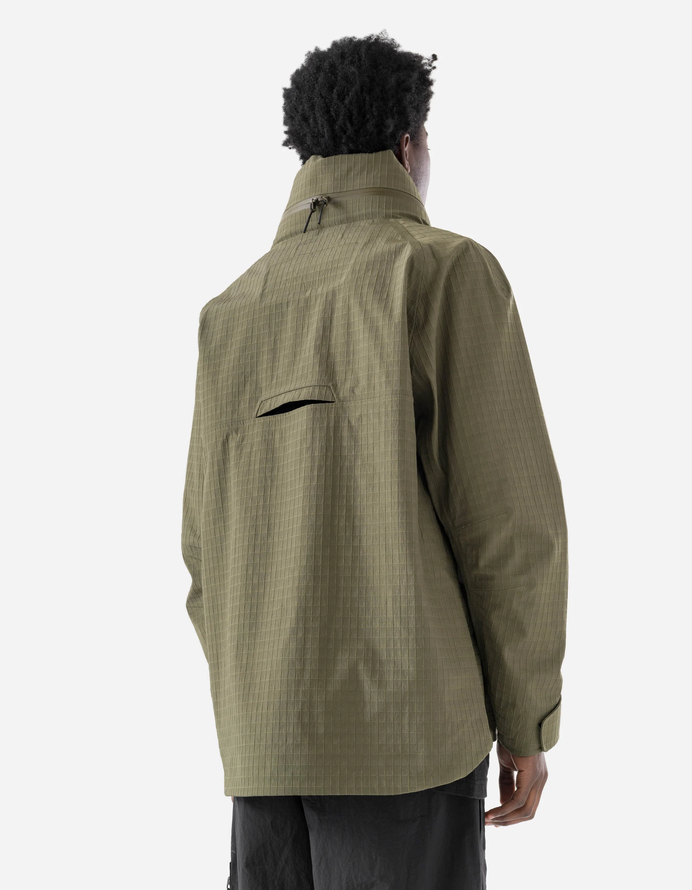 7201 Waterproof Tech Jacket Olive OG-107F - Image 5