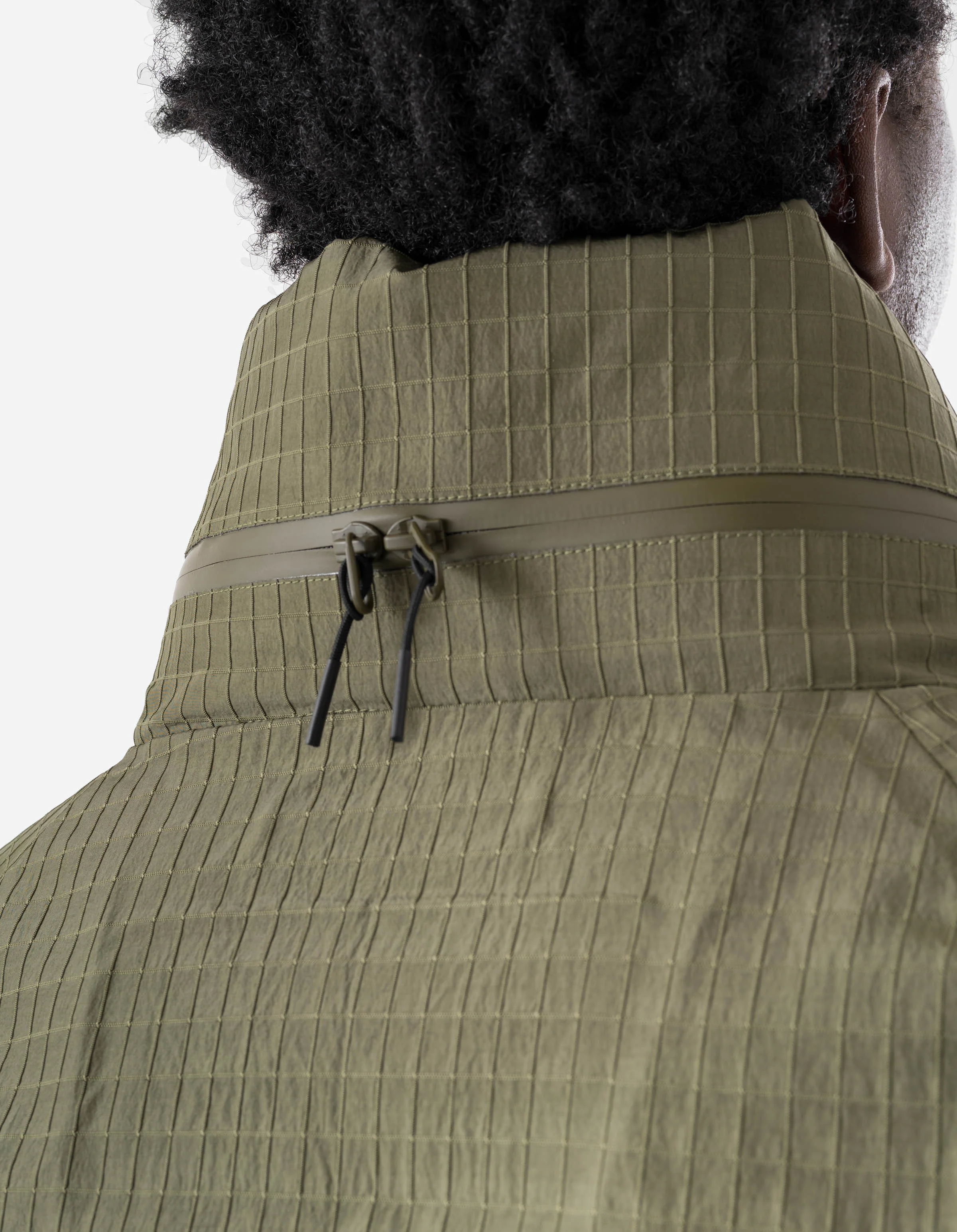 7201 Waterproof Tech Jacket Olive OG-107F - Image 8