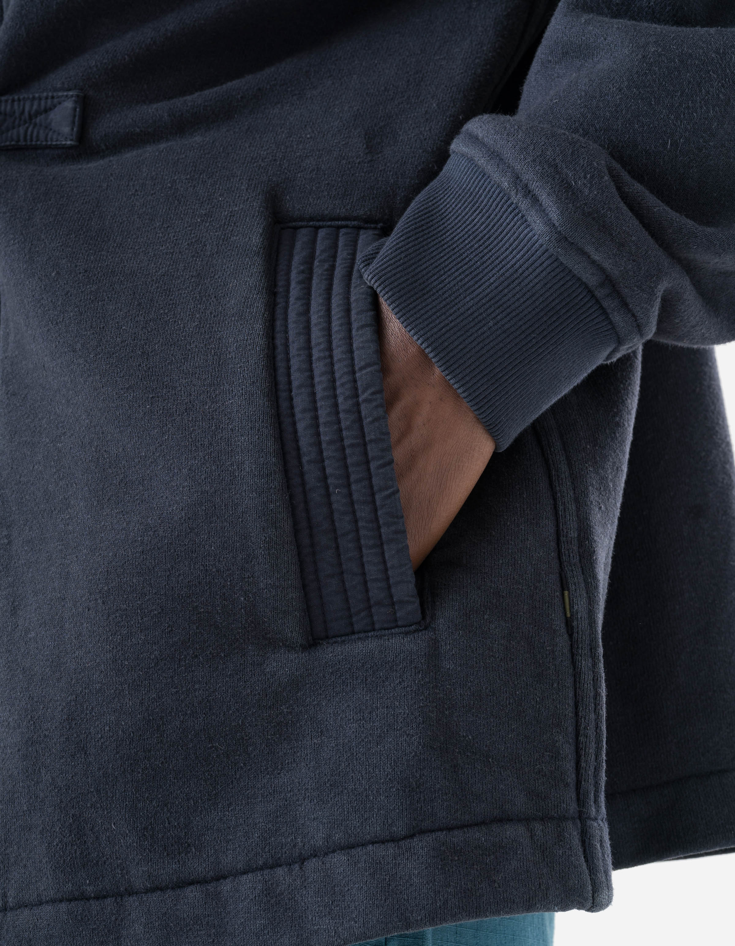 7206 Hemp Kimono Sweat Navy - Image 6