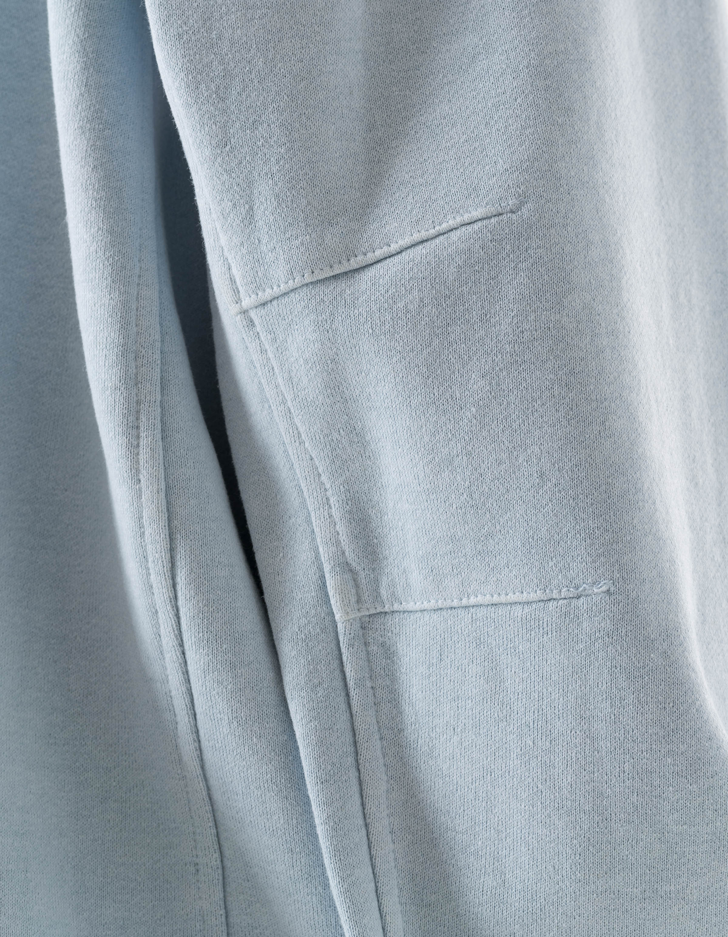 7207 Fabric Mix Cotton Crew Sweat Light Blue - Image 7