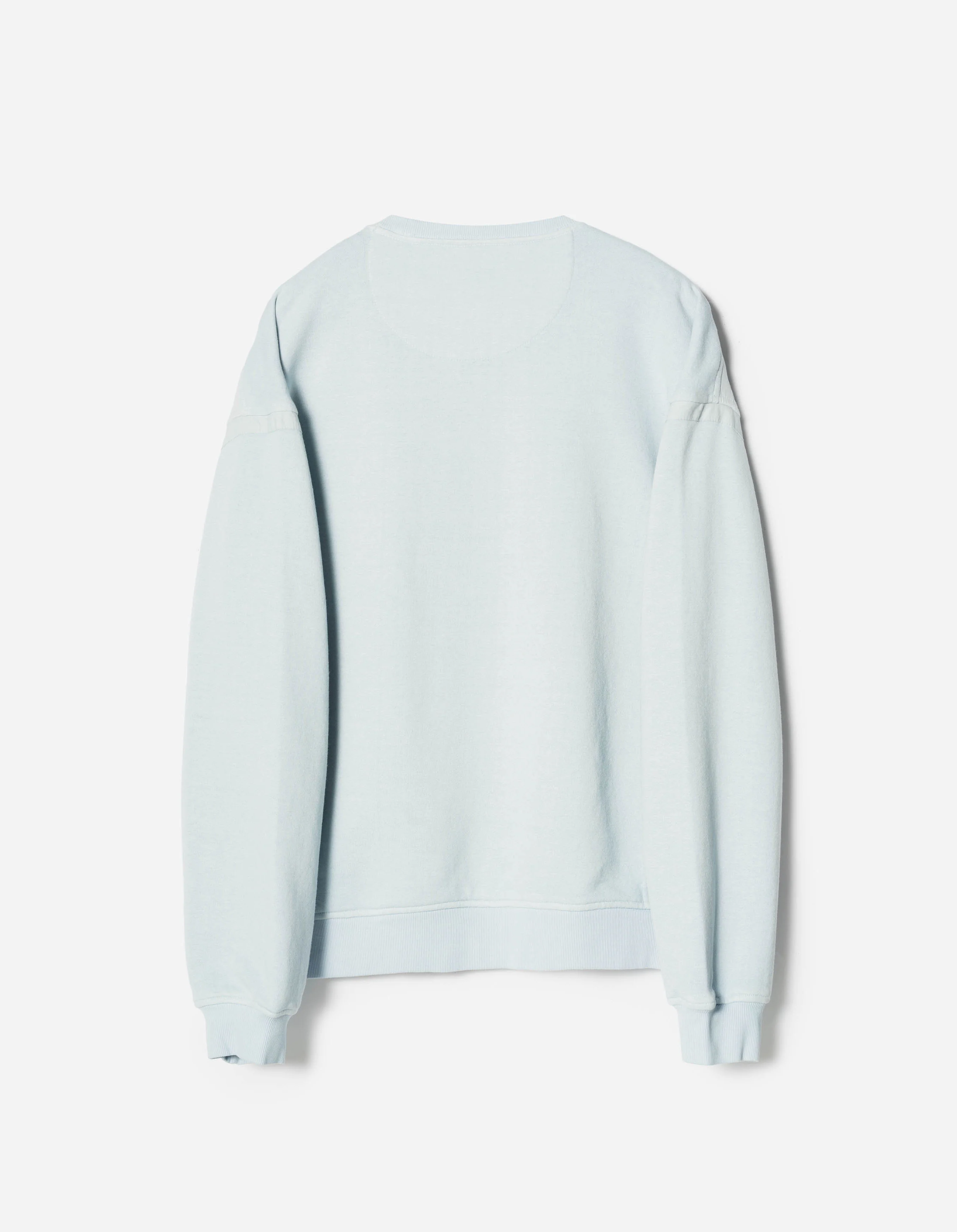 7207 Fabric Mix Cotton Crew Sweat Light Blue - Image 8