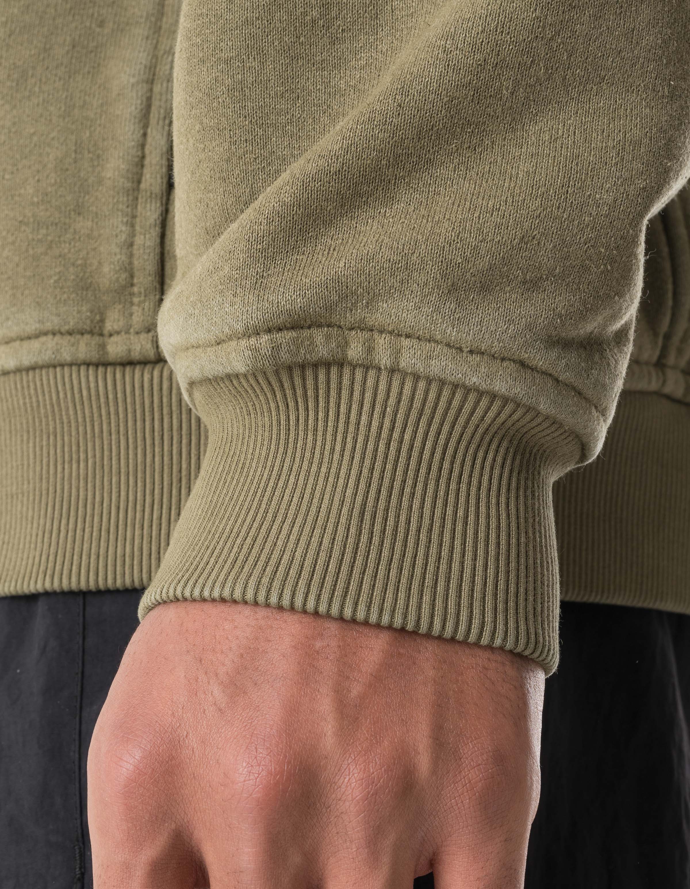 7207 Fabric Mix Cotton Crew Sweat Olive OG-107F - Image 5