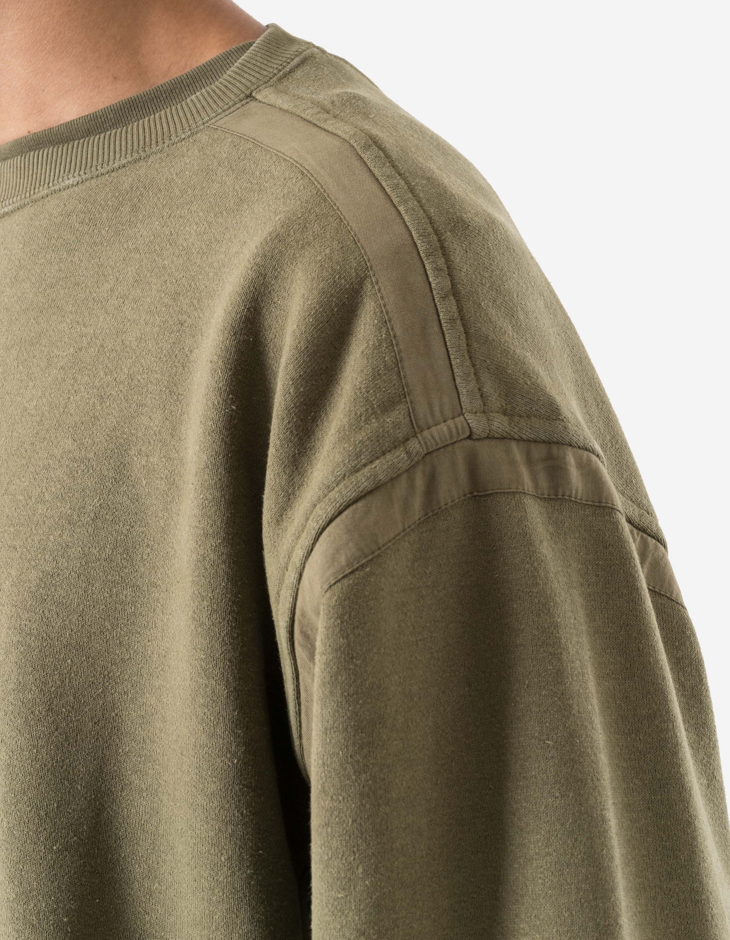 7207 Fabric Mix Cotton Crew Sweat Olive OG-107F - Image 7