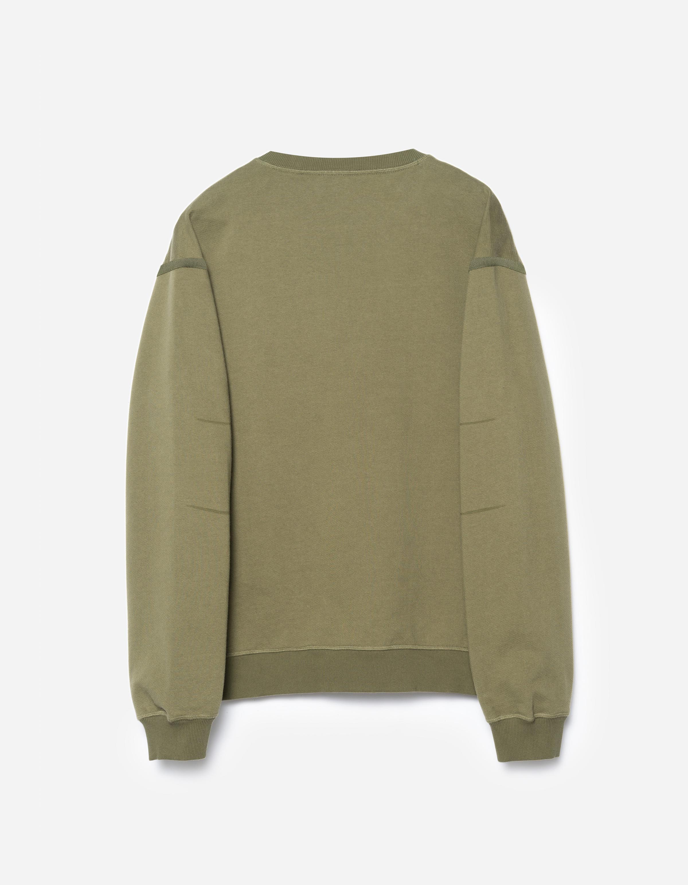 7207 Fabric Mix Cotton Crew Sweat Olive OG-107F - Image 9