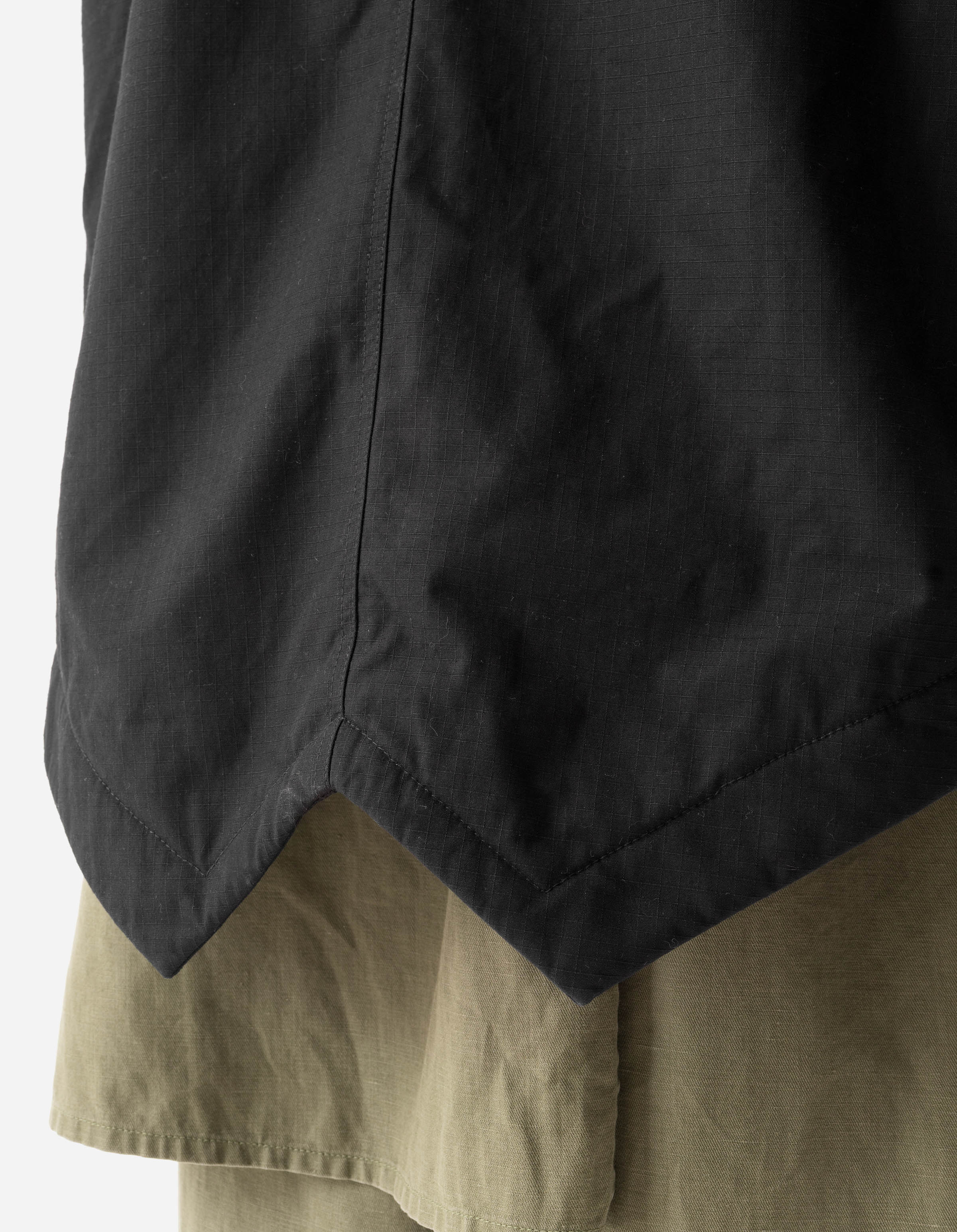 7214 Beach Fishtail Parka Black - Image 10