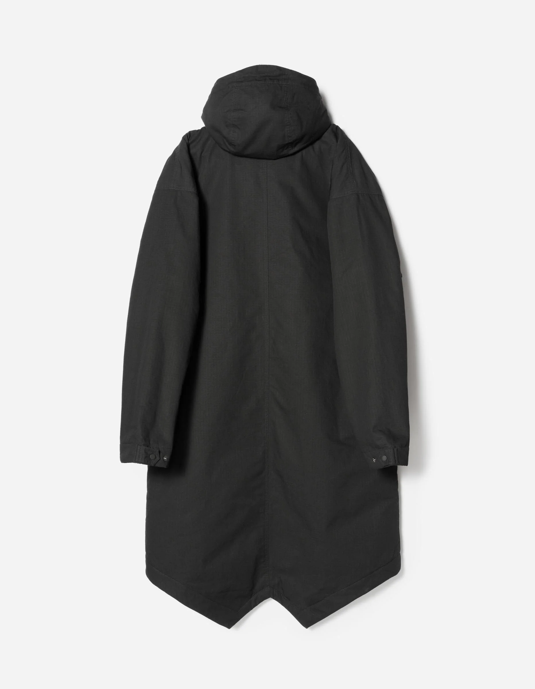 7214 Beach Fishtail Parka Black - Image 11