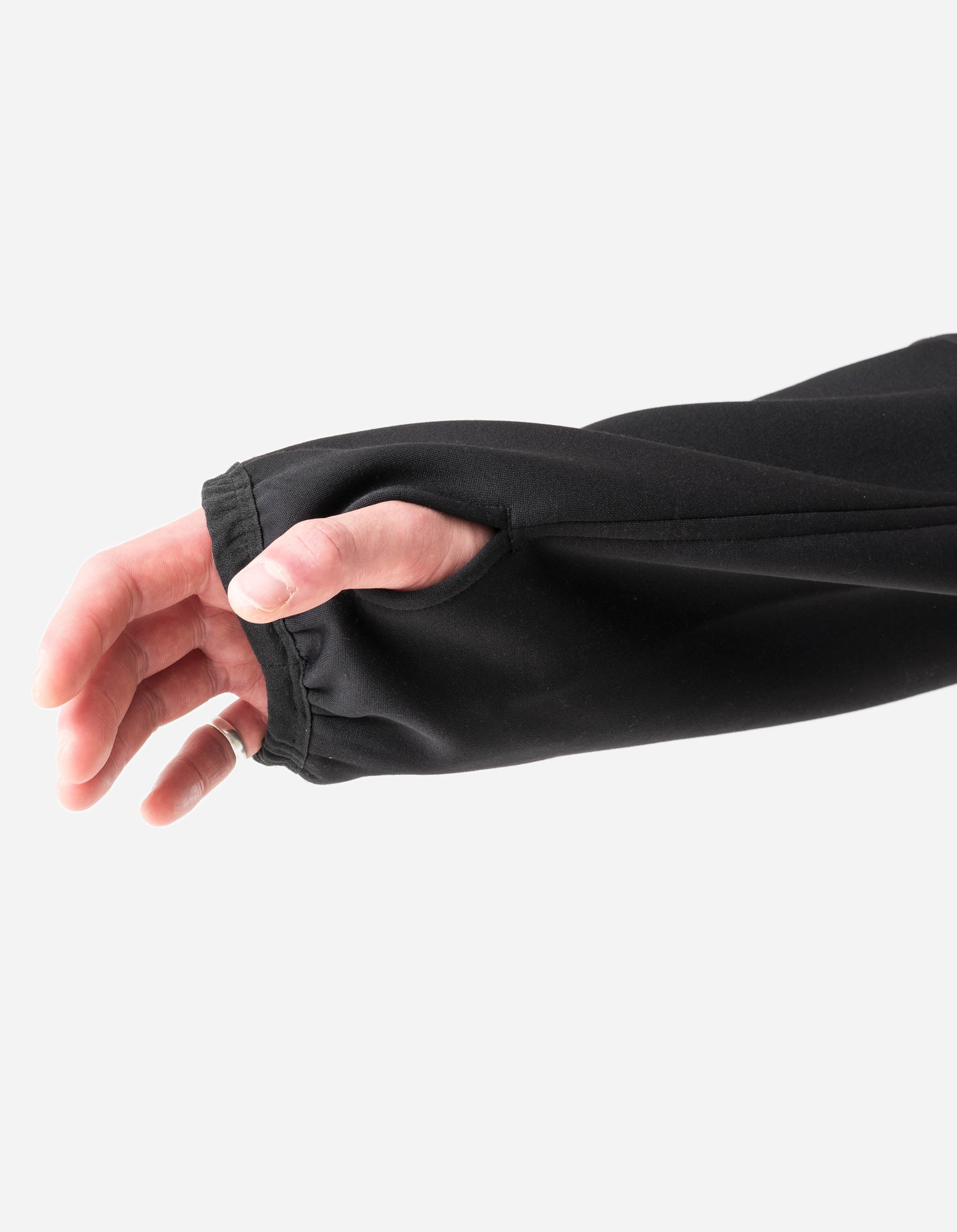 7228 Cordura Fleece Tech Hoody Black - Image 5