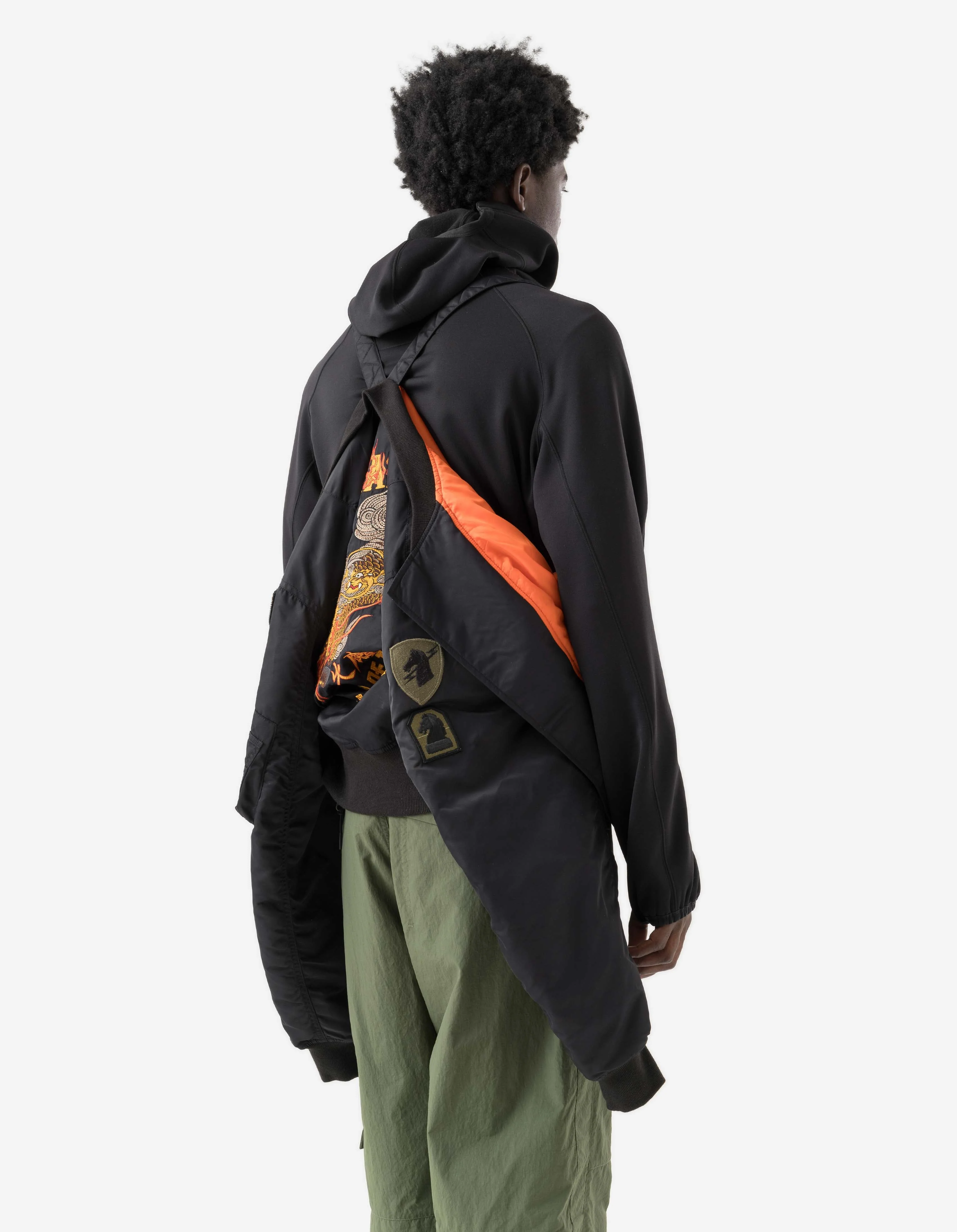 7231 Fire Kirin Tour Asym L2B Jacket Black - Image 3