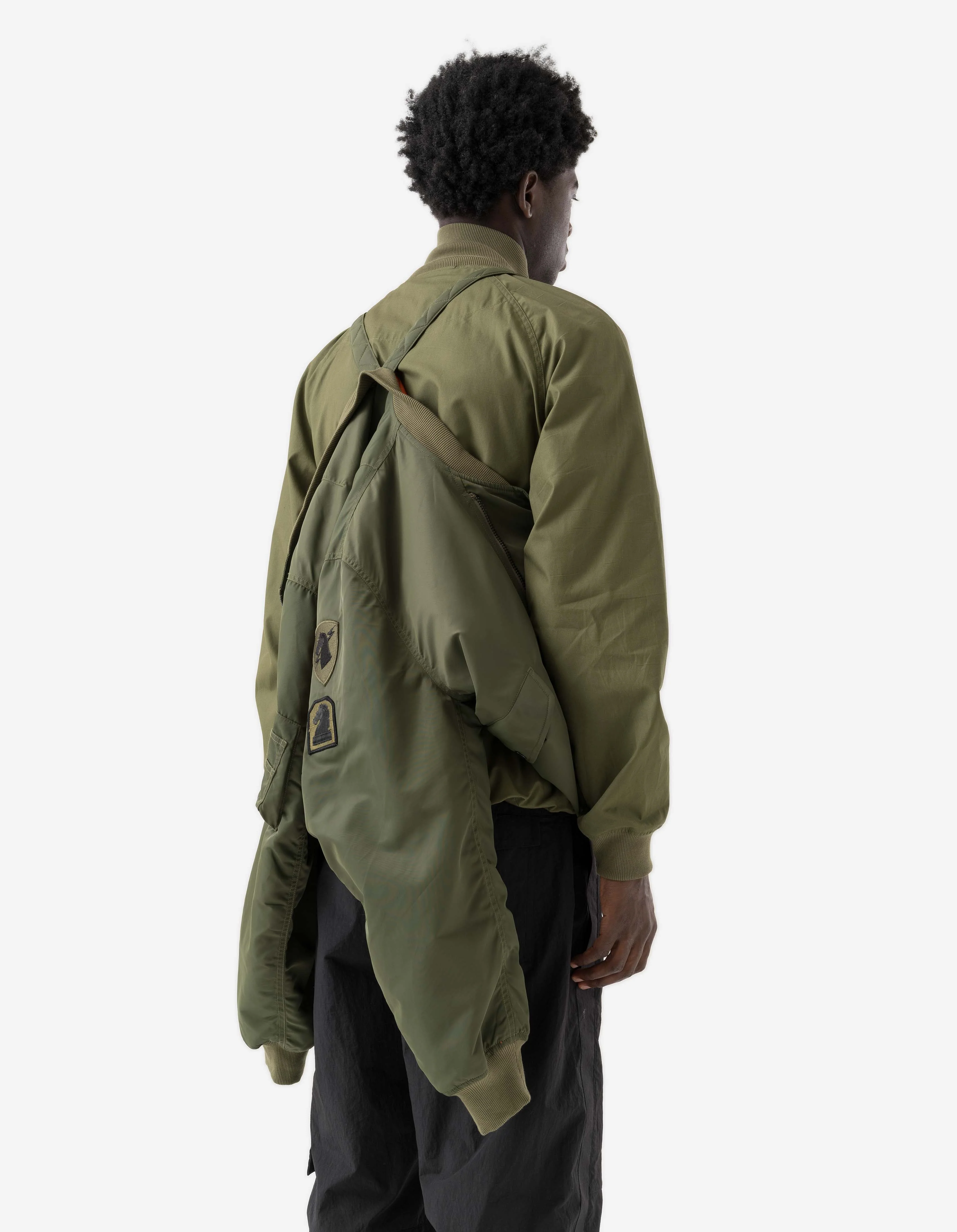 7231 Fire Kirin Tour Asym L2B Jacket Olive - Image 4