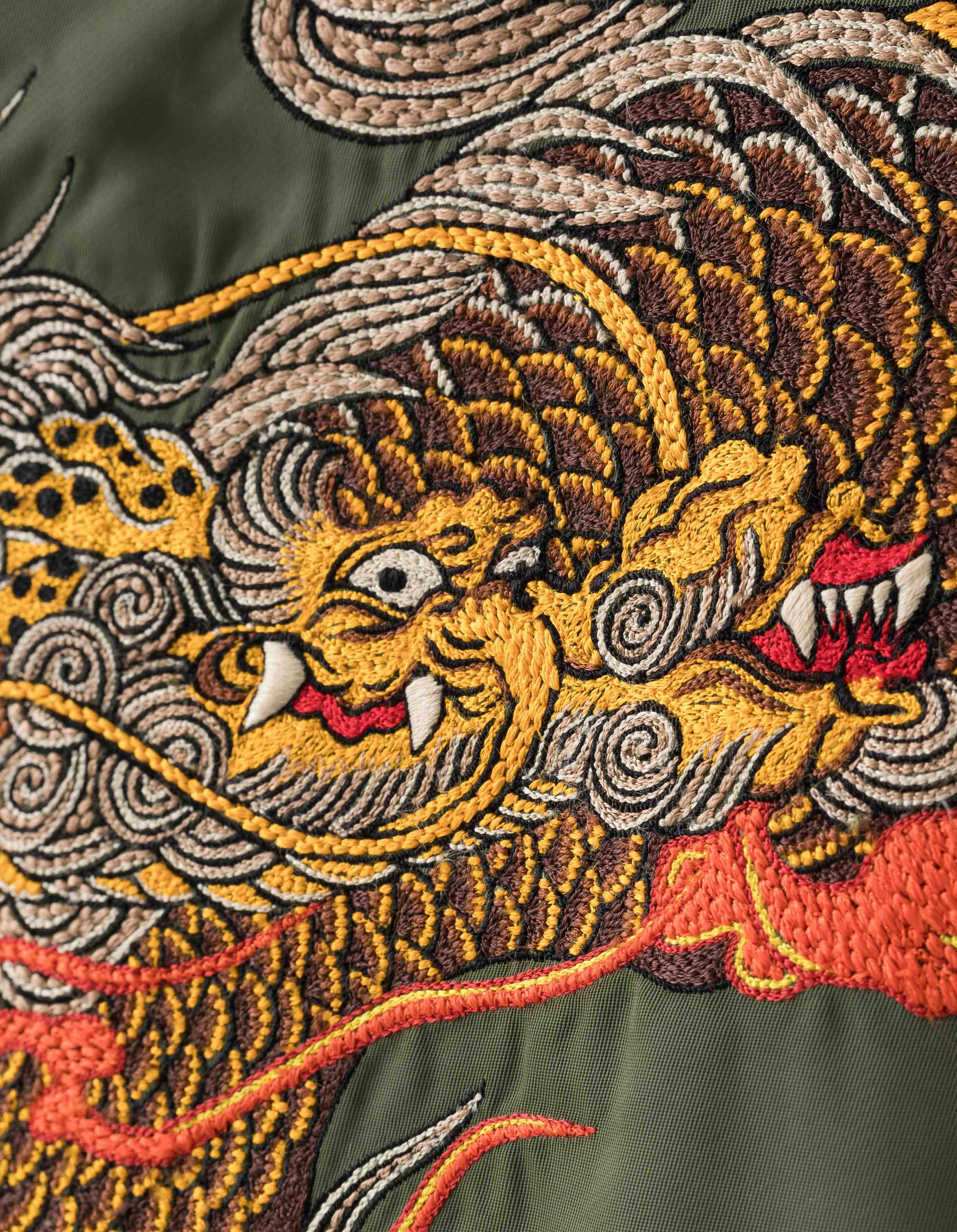 7231 Fire Kirin Tour Asym L2B Jacket Olive - Image 5