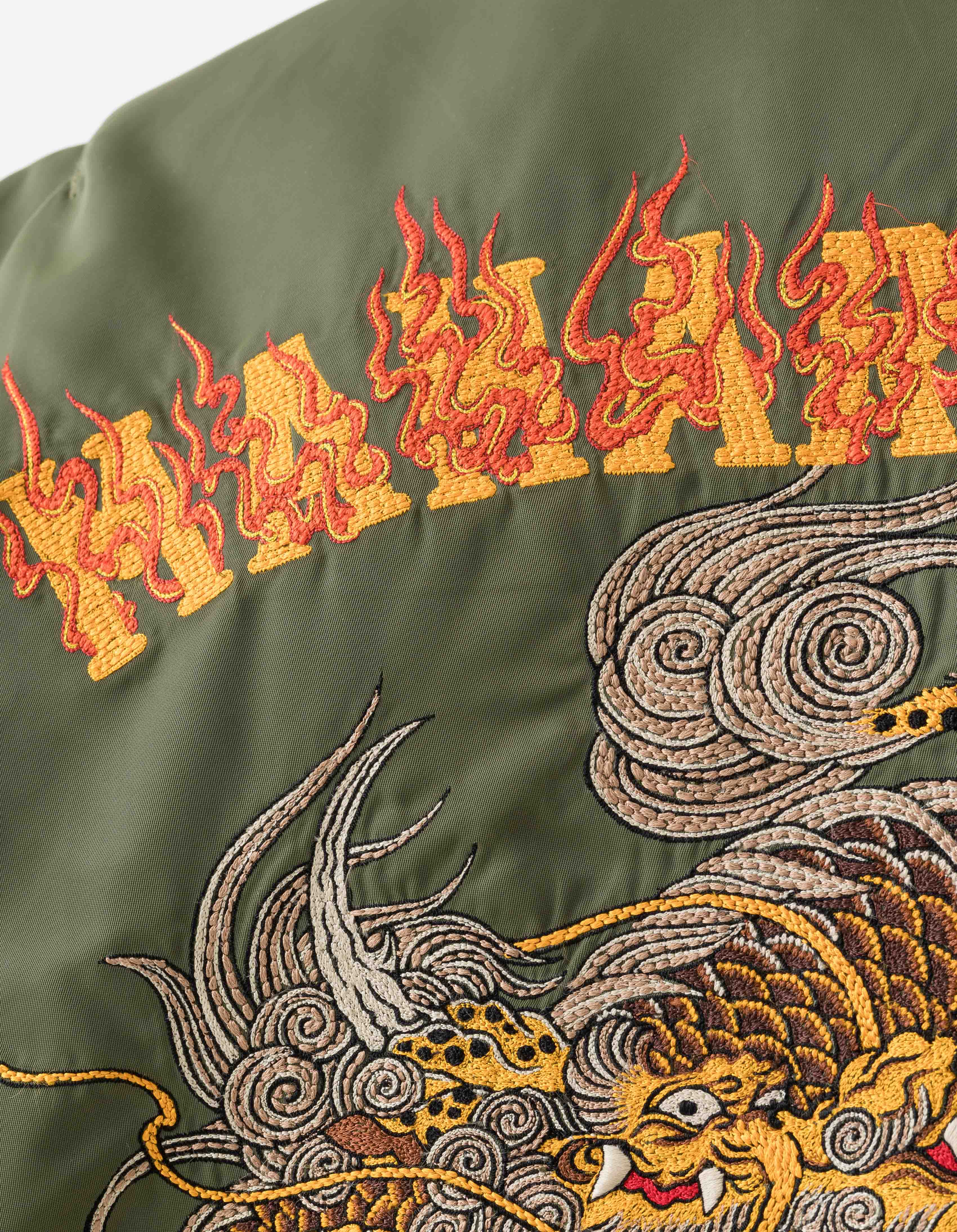 7231 Fire Kirin Tour Asym L2B Jacket Olive - Image 6