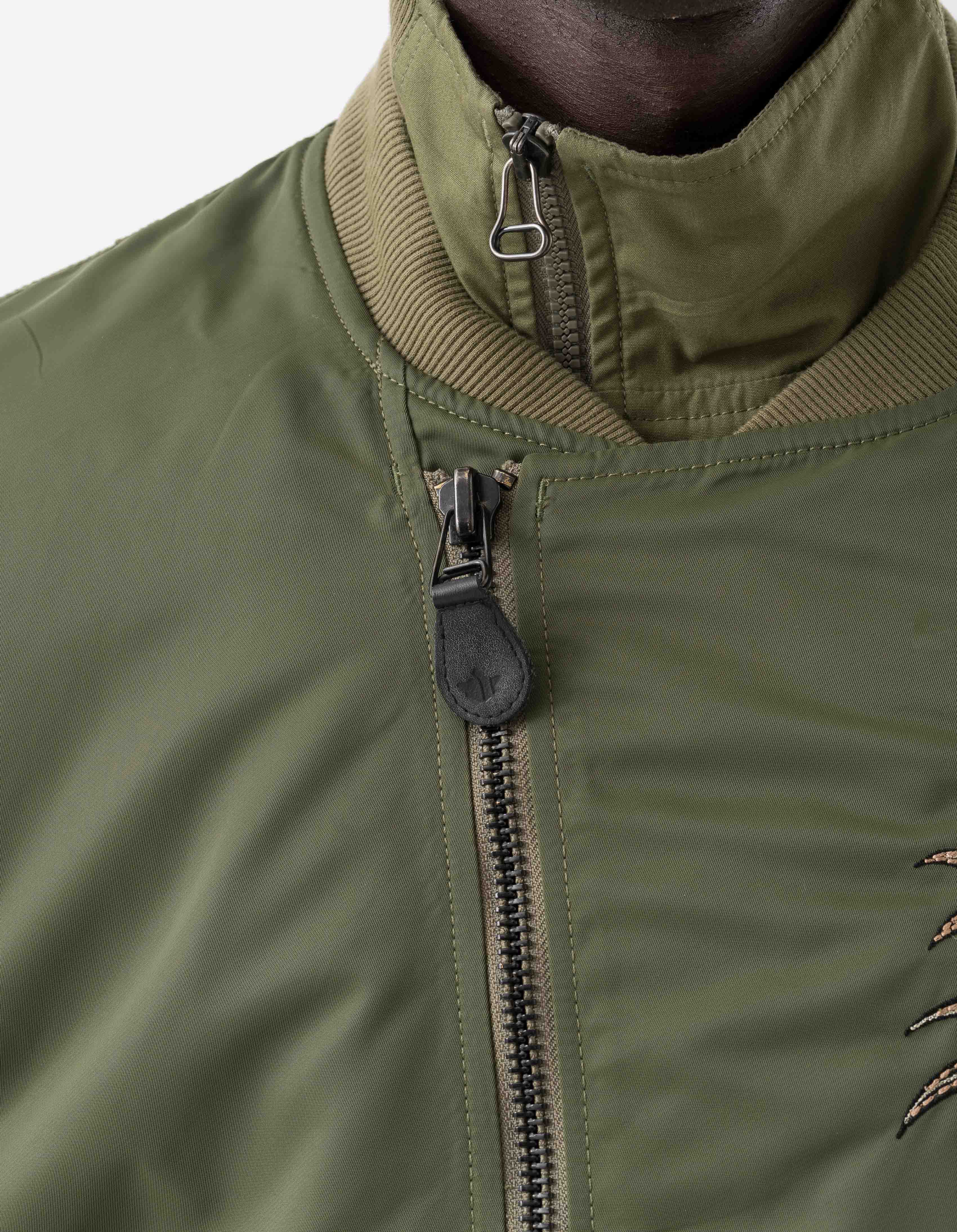 7231 Fire Kirin Tour Asym L2B Jacket Olive - Image 7