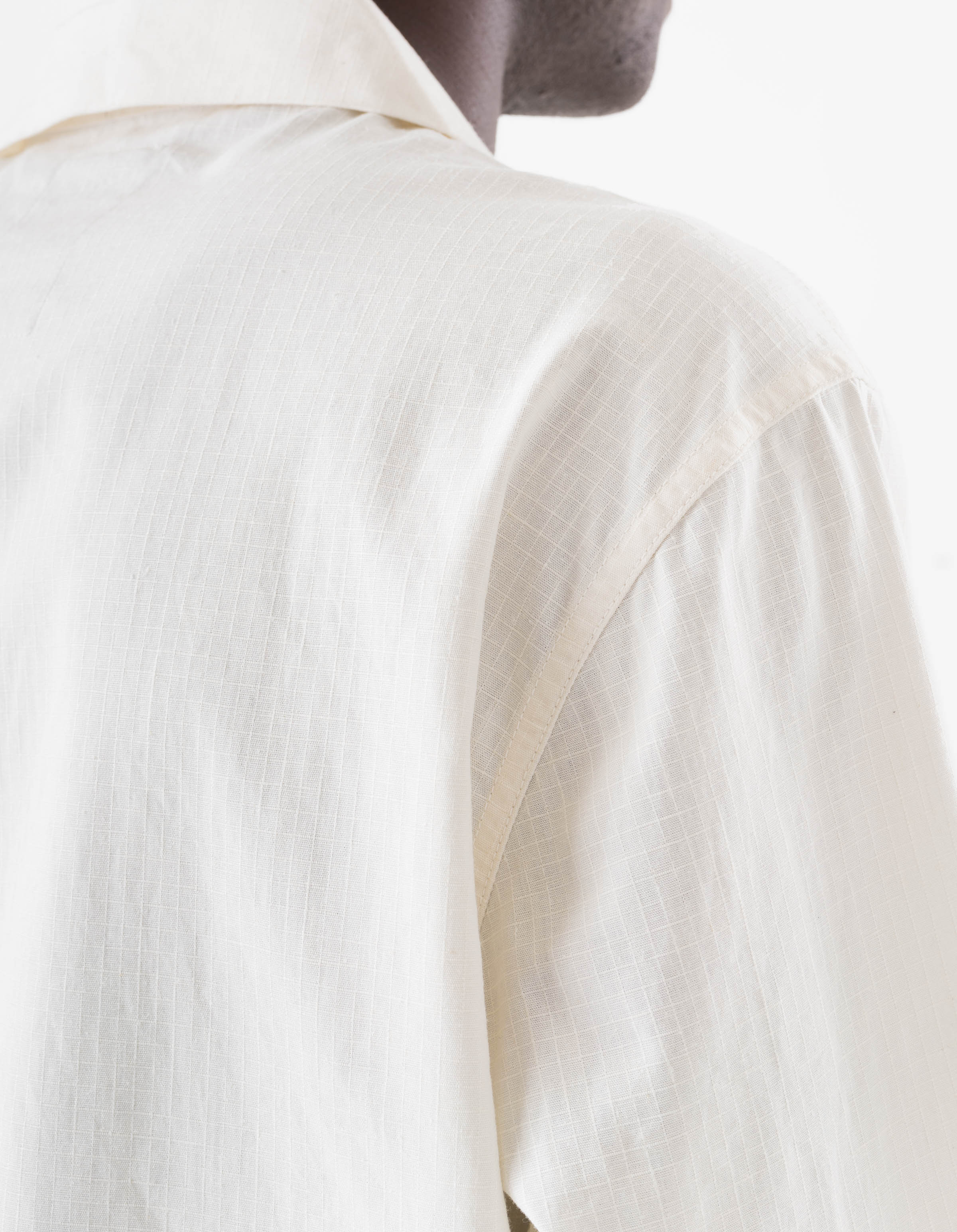 7236 Papel Picado Camp Collar Shirt Ecru - Image 4