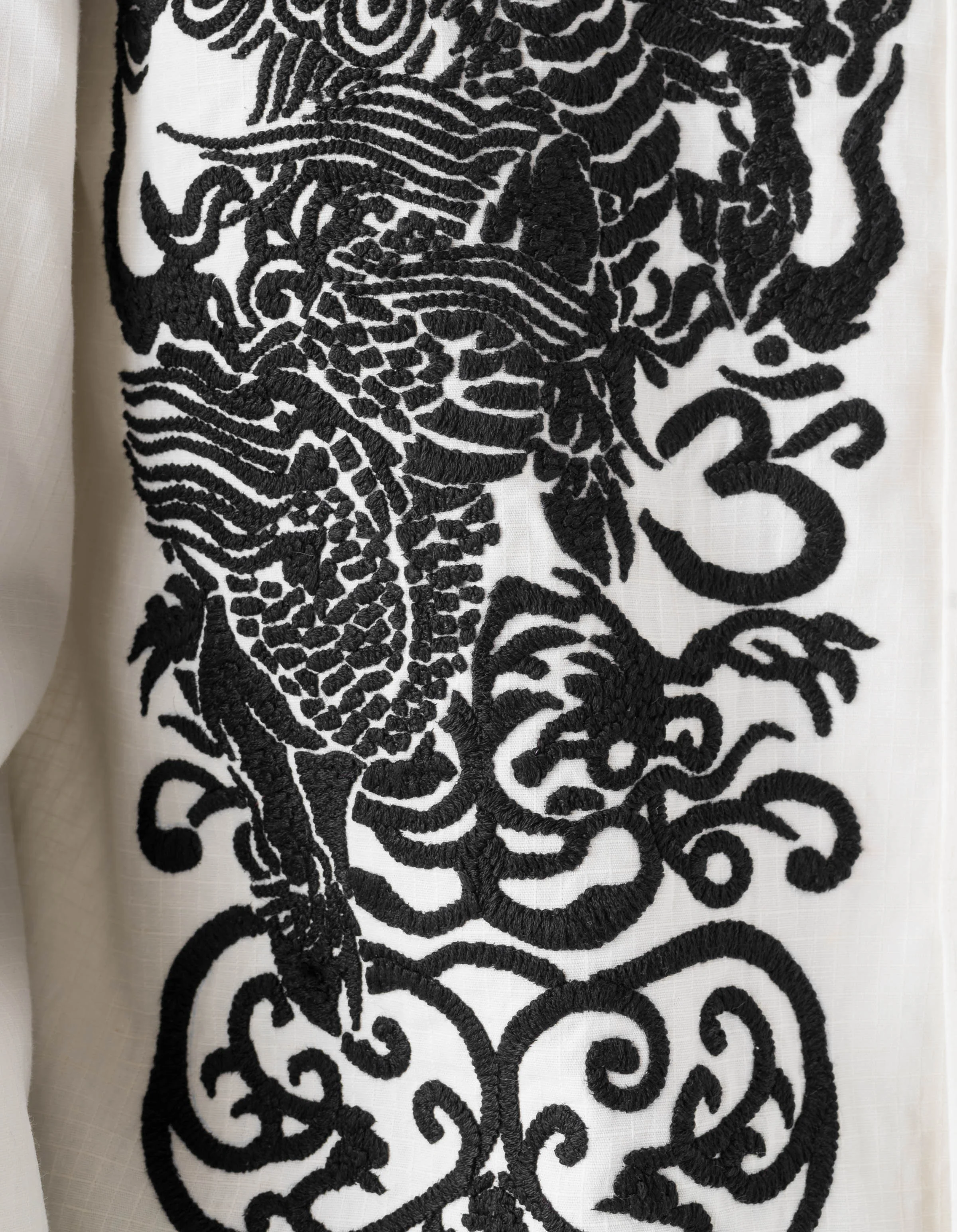 7236 Papel Picado Camp Collar Shirt Ecru - Image 5