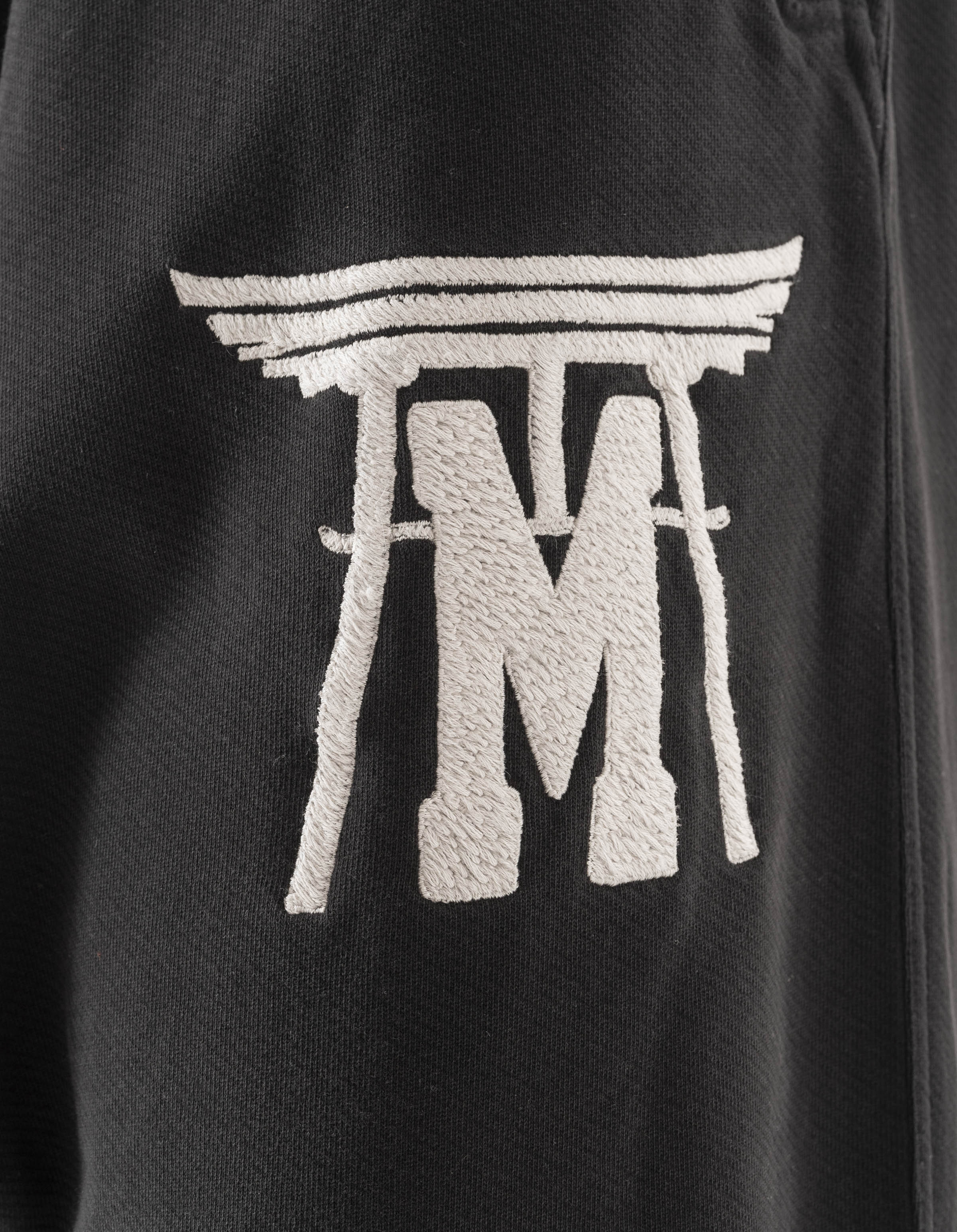 7246 Okinawa Vintage Asym Sweatpant Black - Image 3