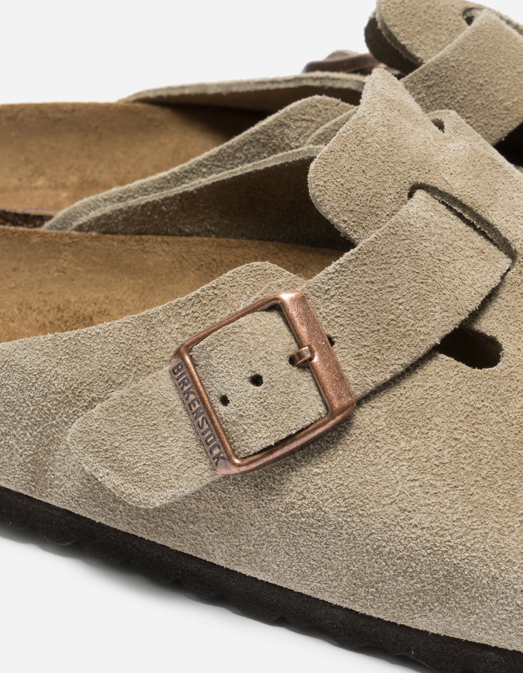Birkenstock Boston SFB Suede Taupe - Image 4
