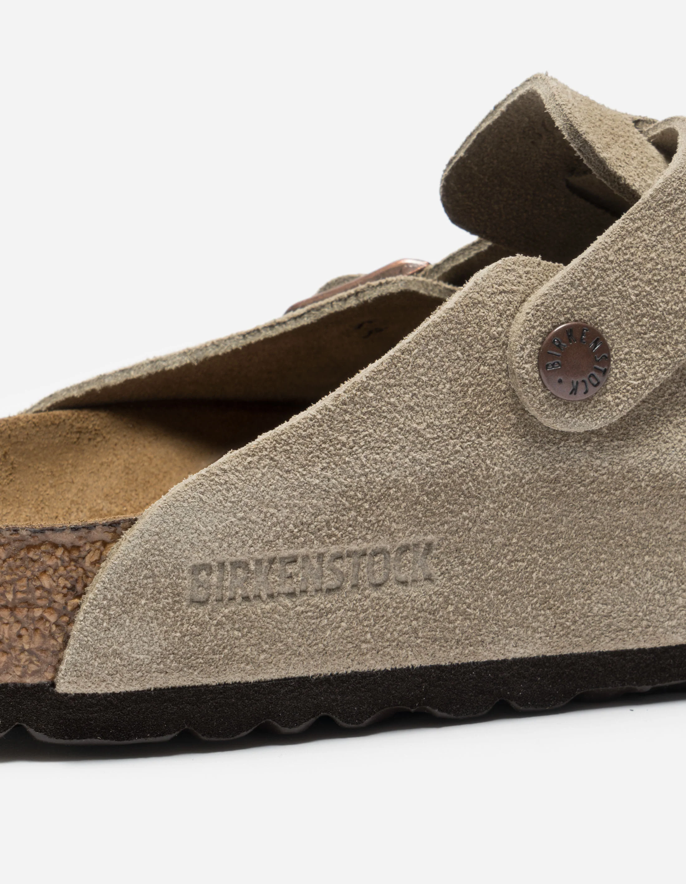 Birkenstock Boston SFB Suede Taupe - Image 8