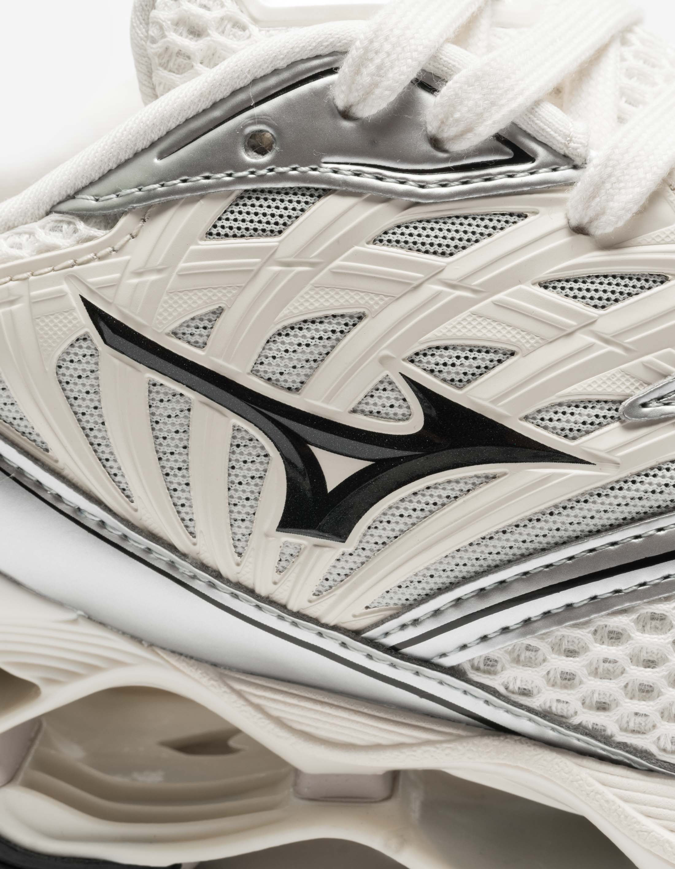 Mizuno Wave Prophecy LS Pristine/Black/Silver - Image 4
