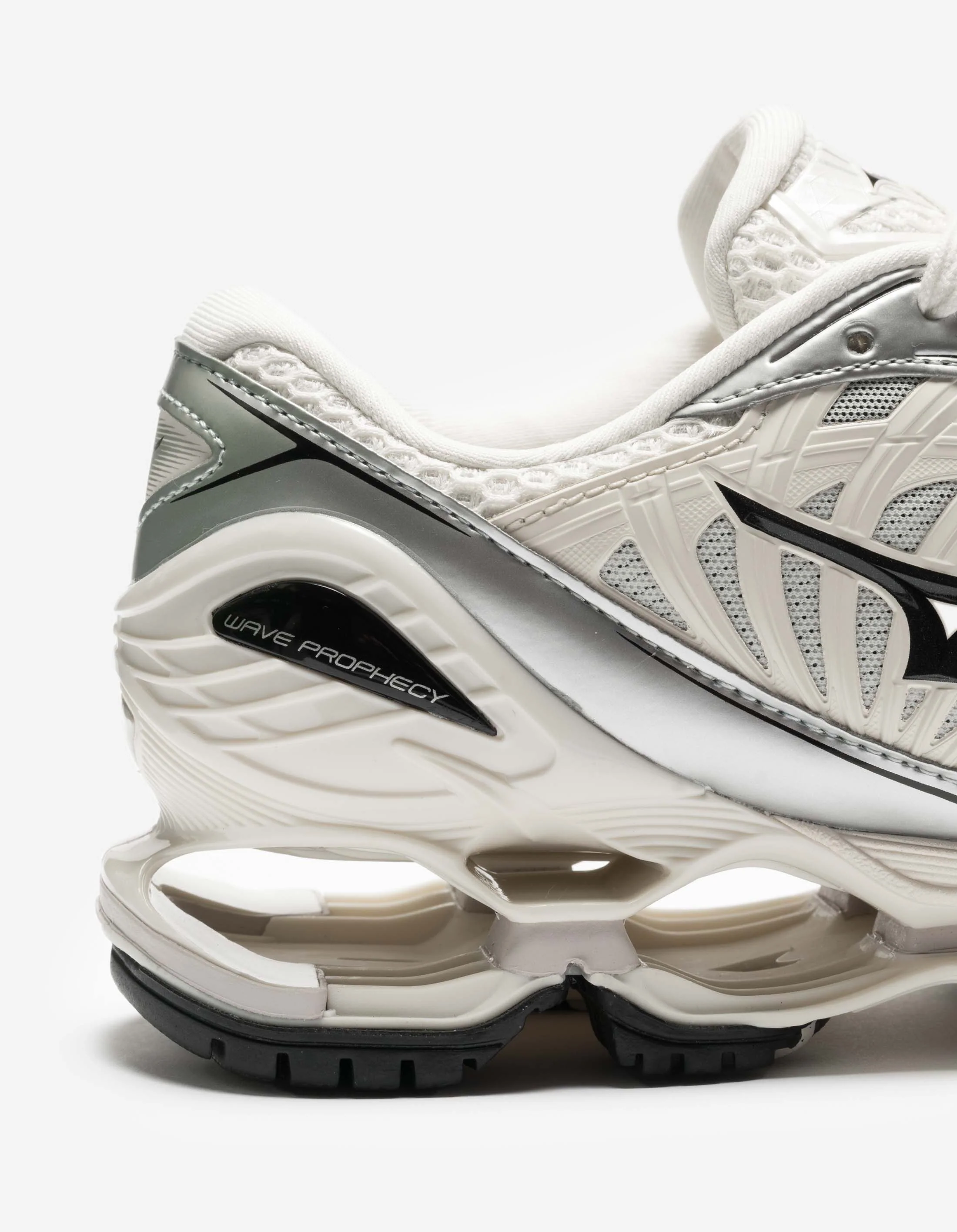 Mizuno Wave Prophecy LS Pristine/Black/Silver - Image 5