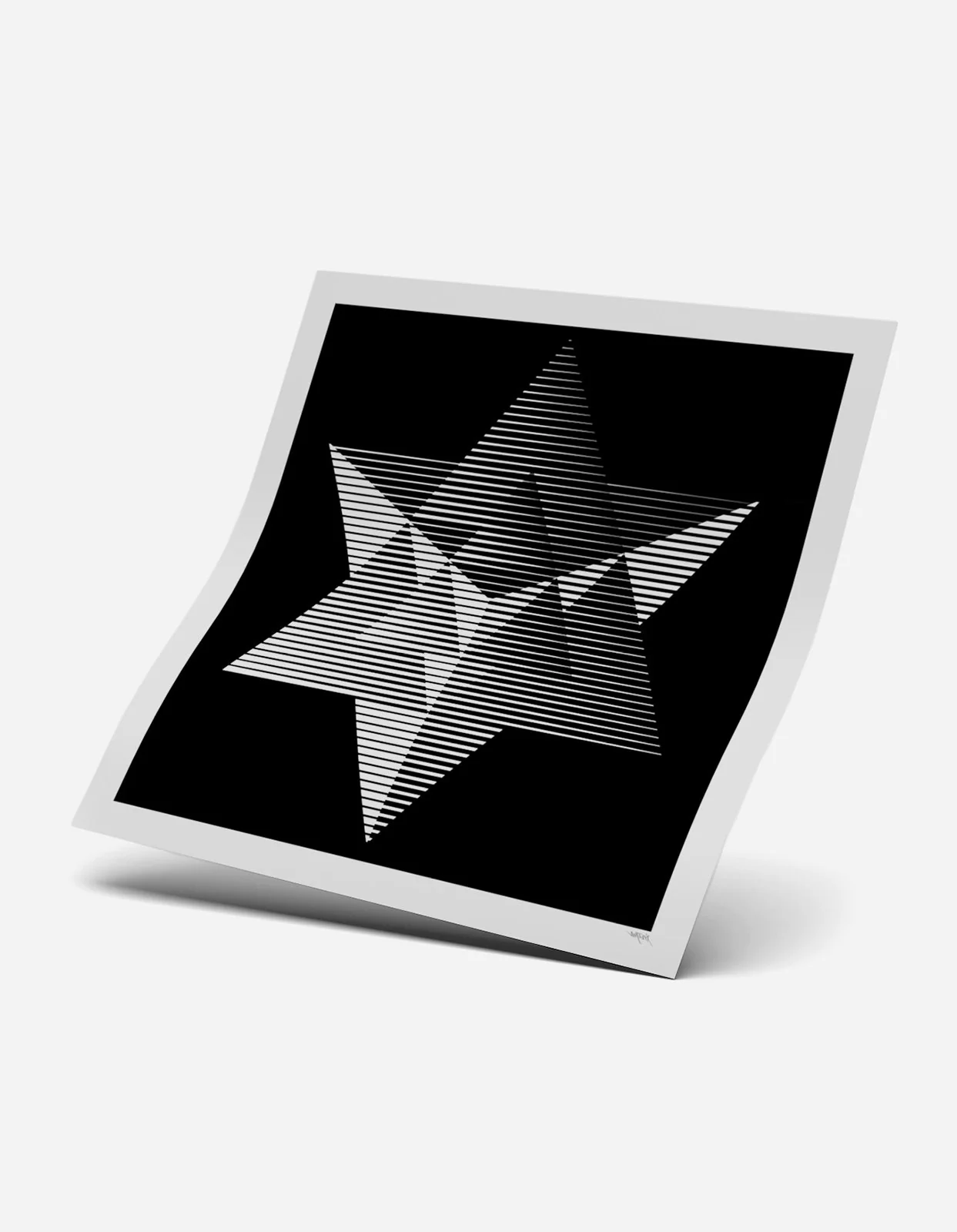 Myoshka Merkaba Monochrome Print - Image 6