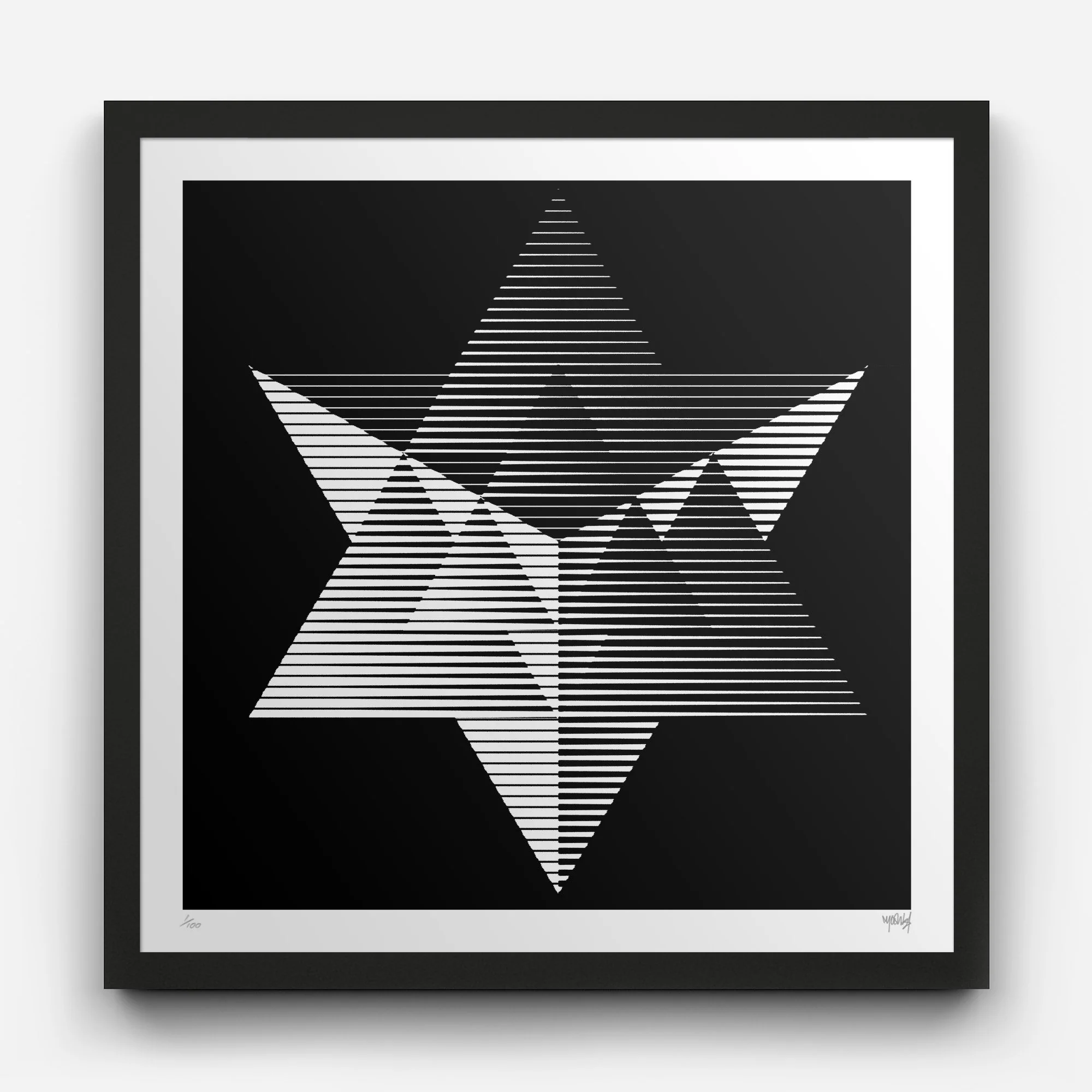 Myoshka Merkaba Monochrome Print - Image 7
